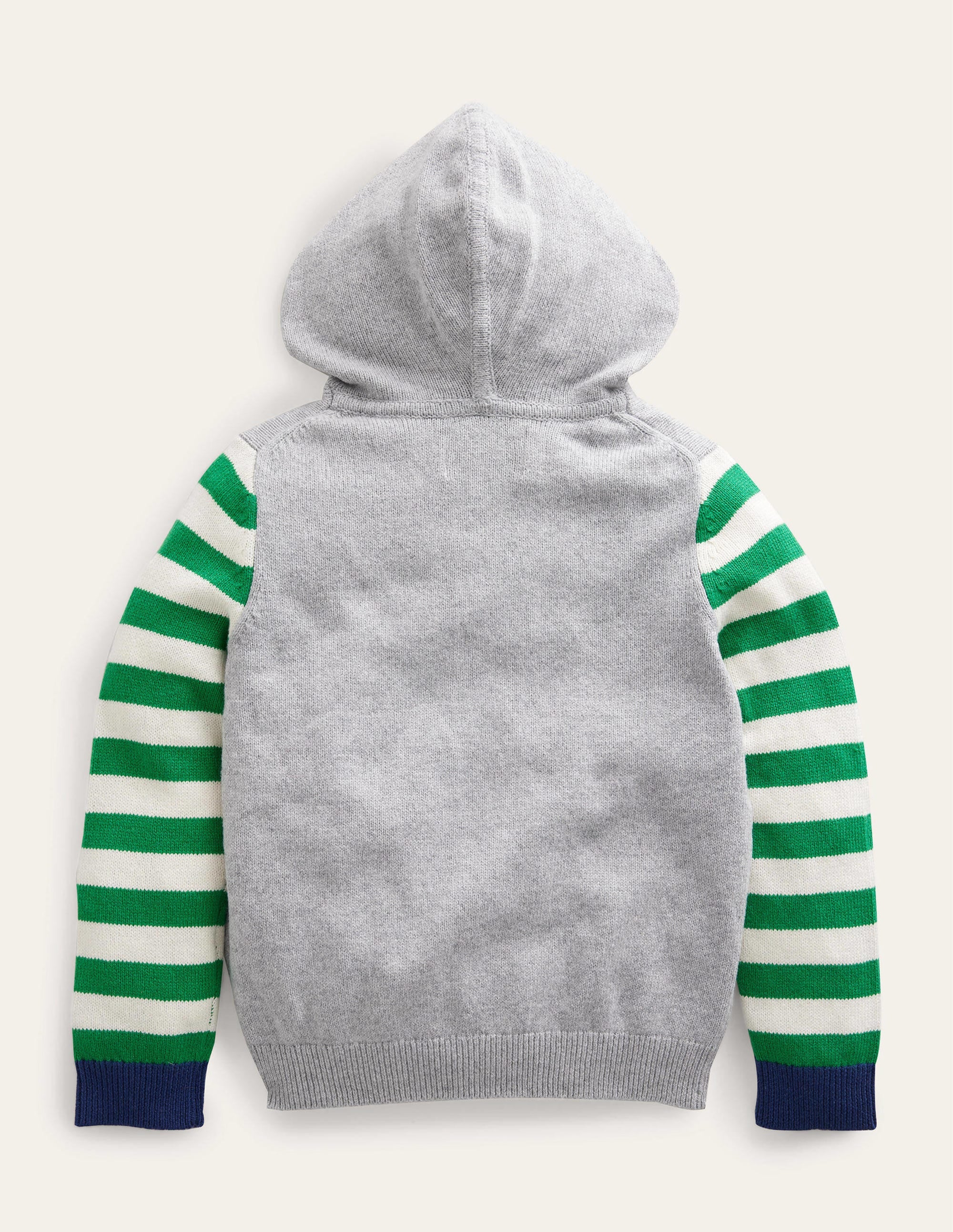 Penguin Novelty Hoodie-Grey Marl Penguin - Image 2