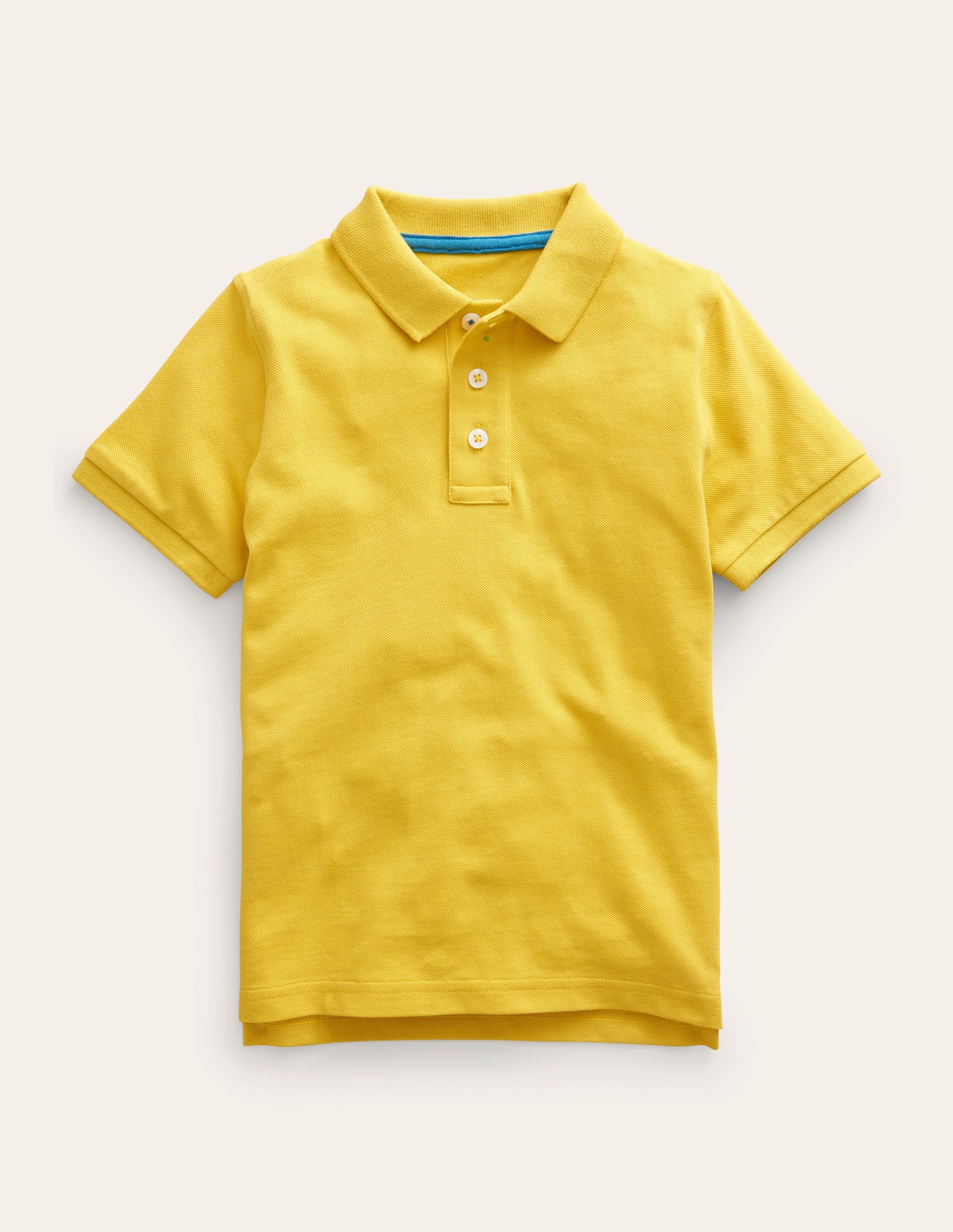 Piqué Polo Shirt-Sweetcorn Yellow