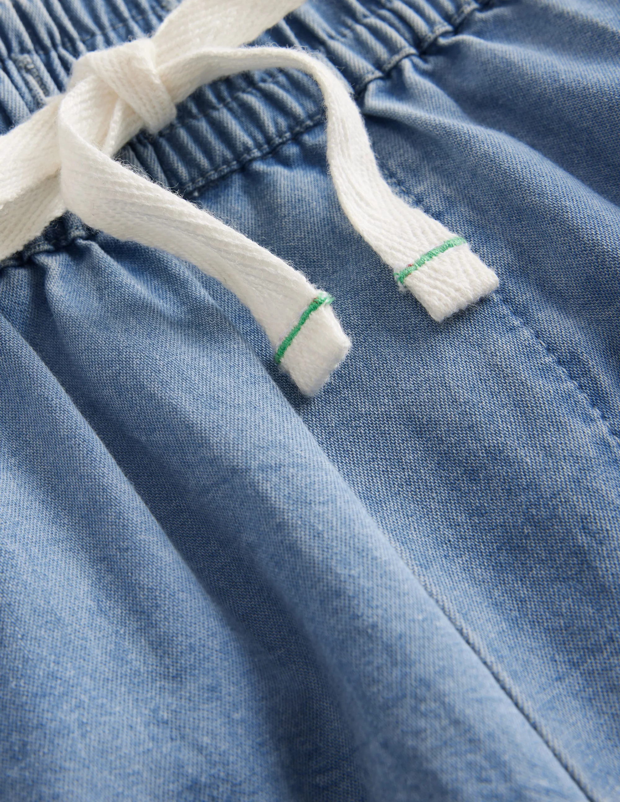 Pocket Shorts-Light Wash Chambray - Image 3
