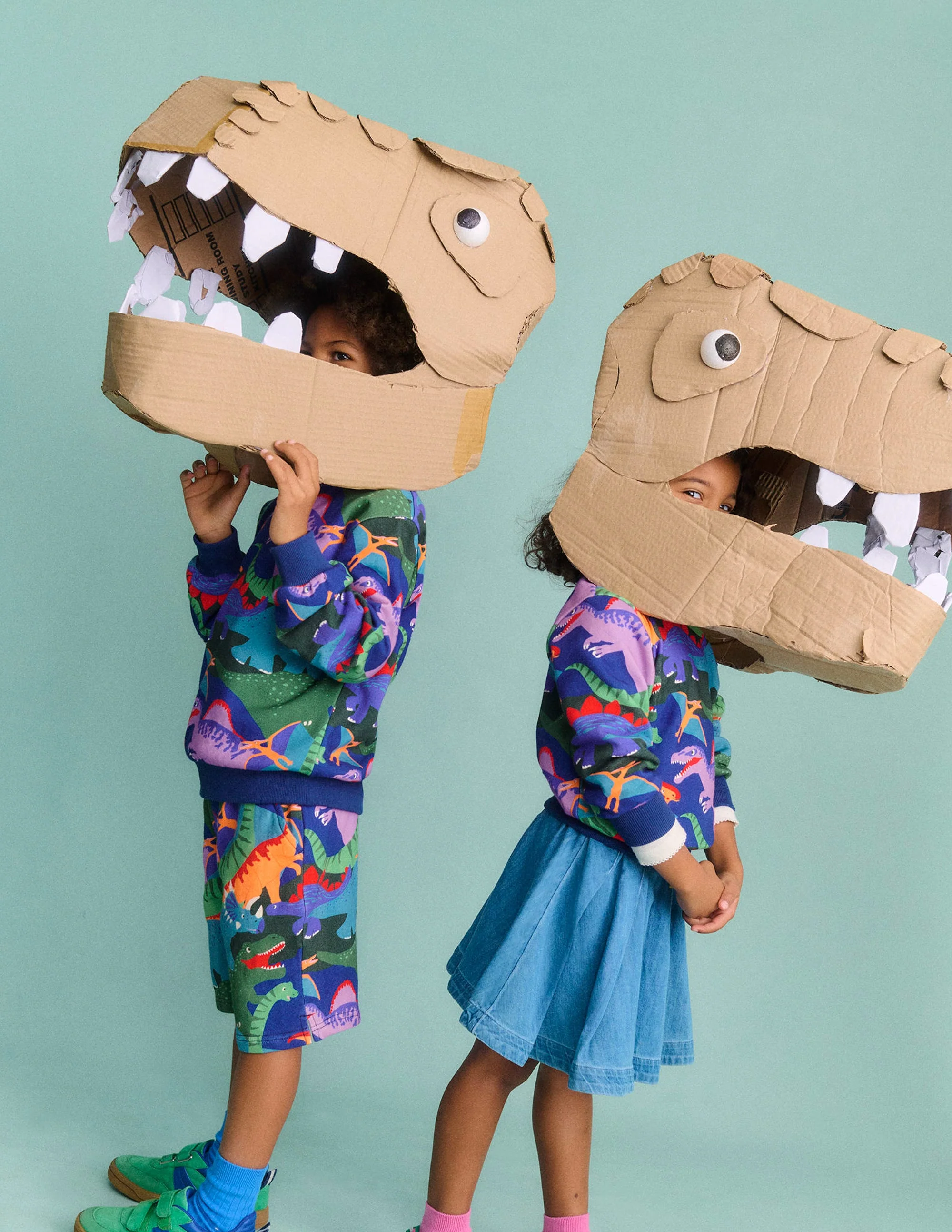 Printed Sweatshirt-Multi Dino Camo - Image 5