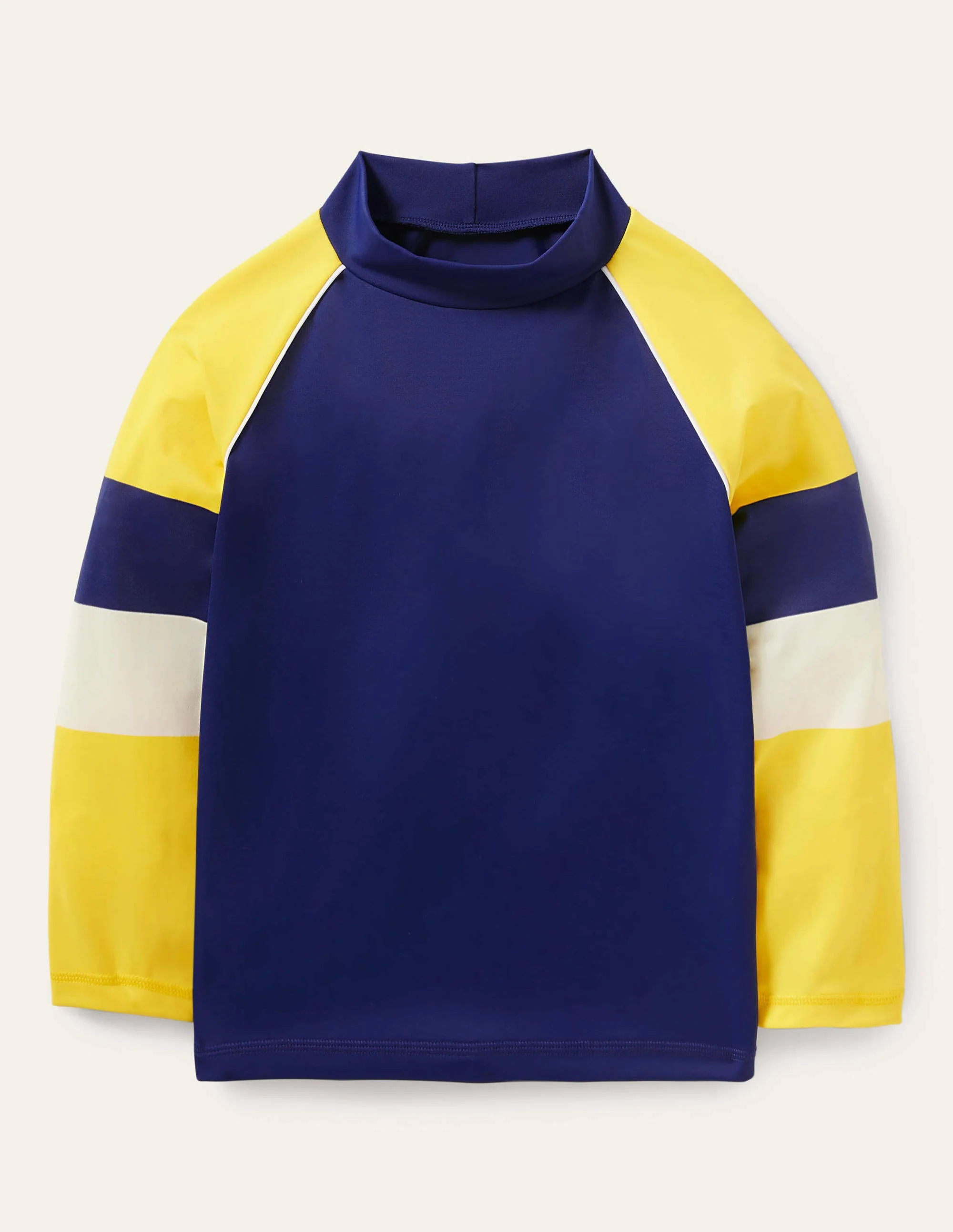 Rash Guard-College Navy/Yellow