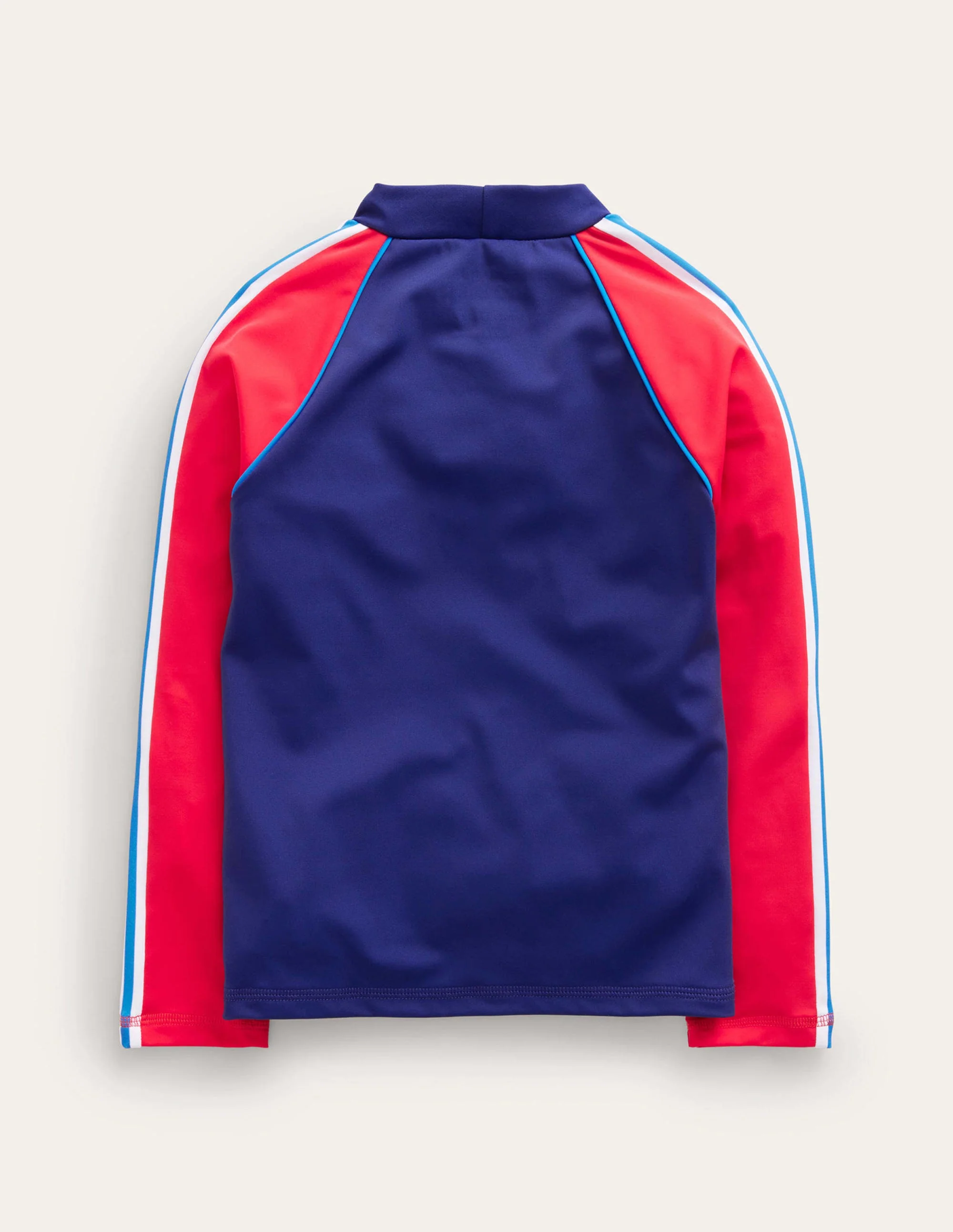 Rash Guard-Poppy Red and College Navy - Image 2