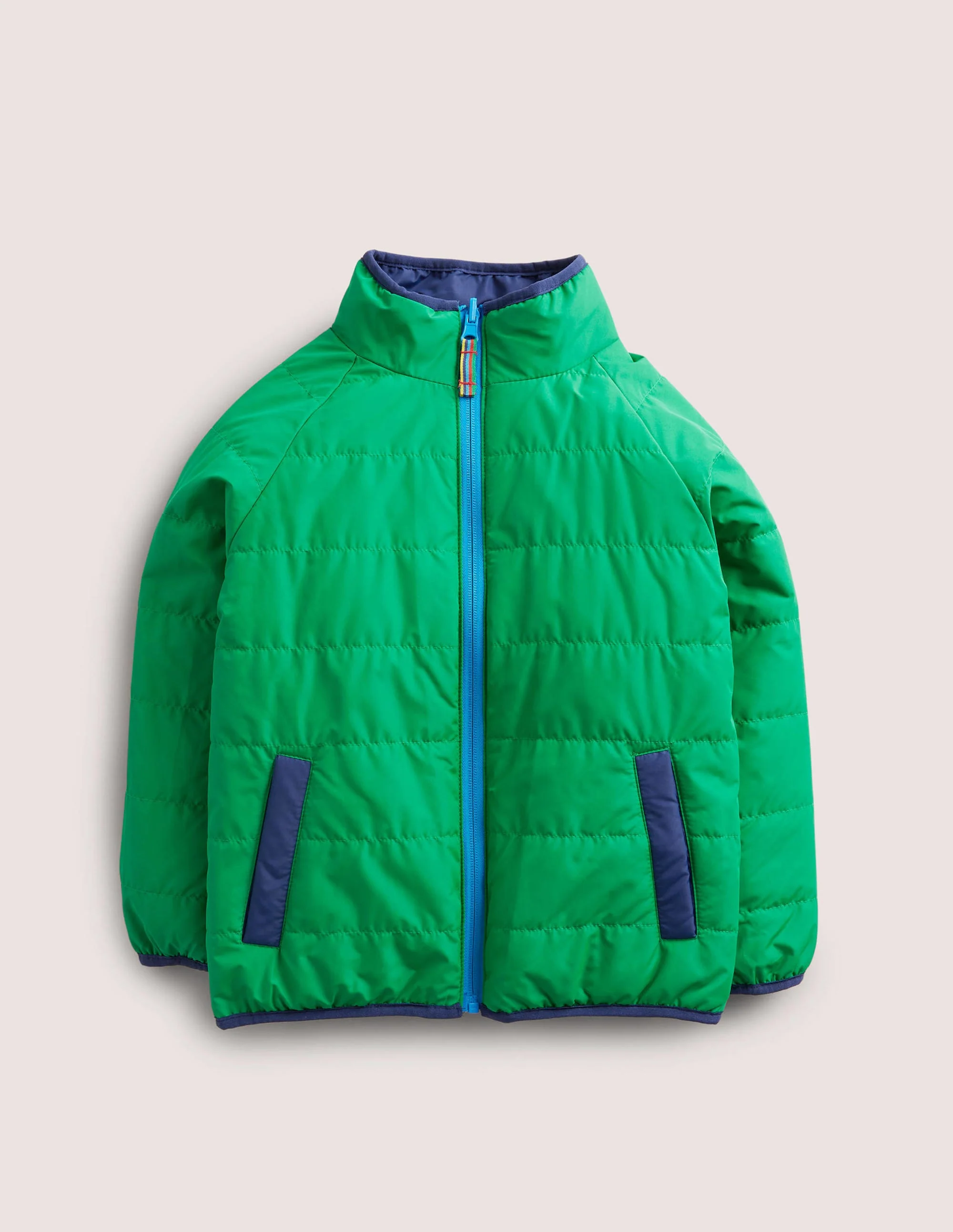 Red Rainbow 4-in-1 Waterproof Parka-Rockabilly Red Rainbow - Image 5
