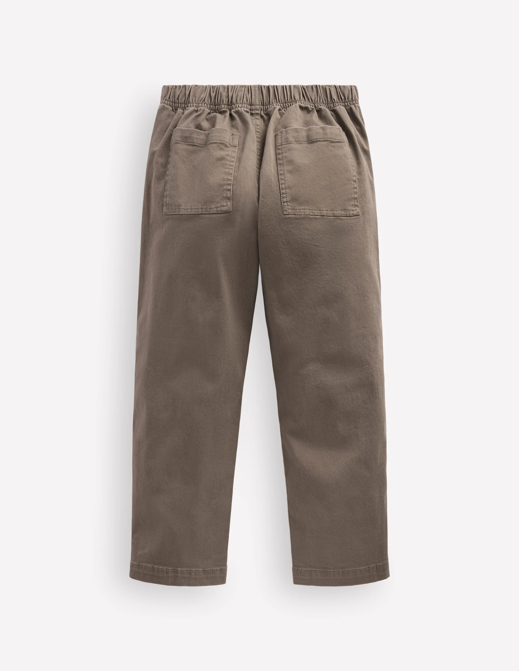 Relaxed Chino Trouser-Grey Walnut - Image 2