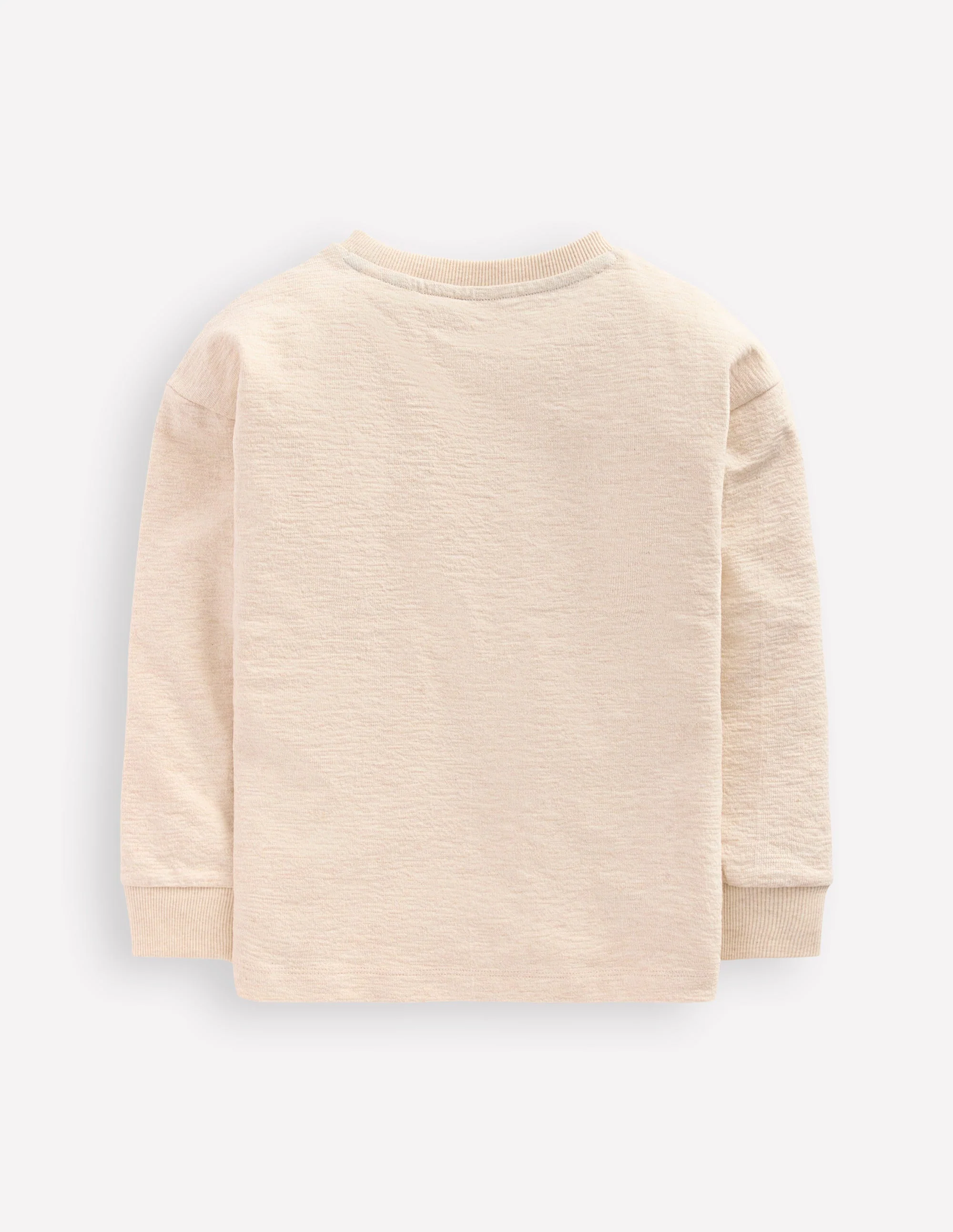 Relaxed Mid-weight T-shirt-Oatmeal Marl - Image 4