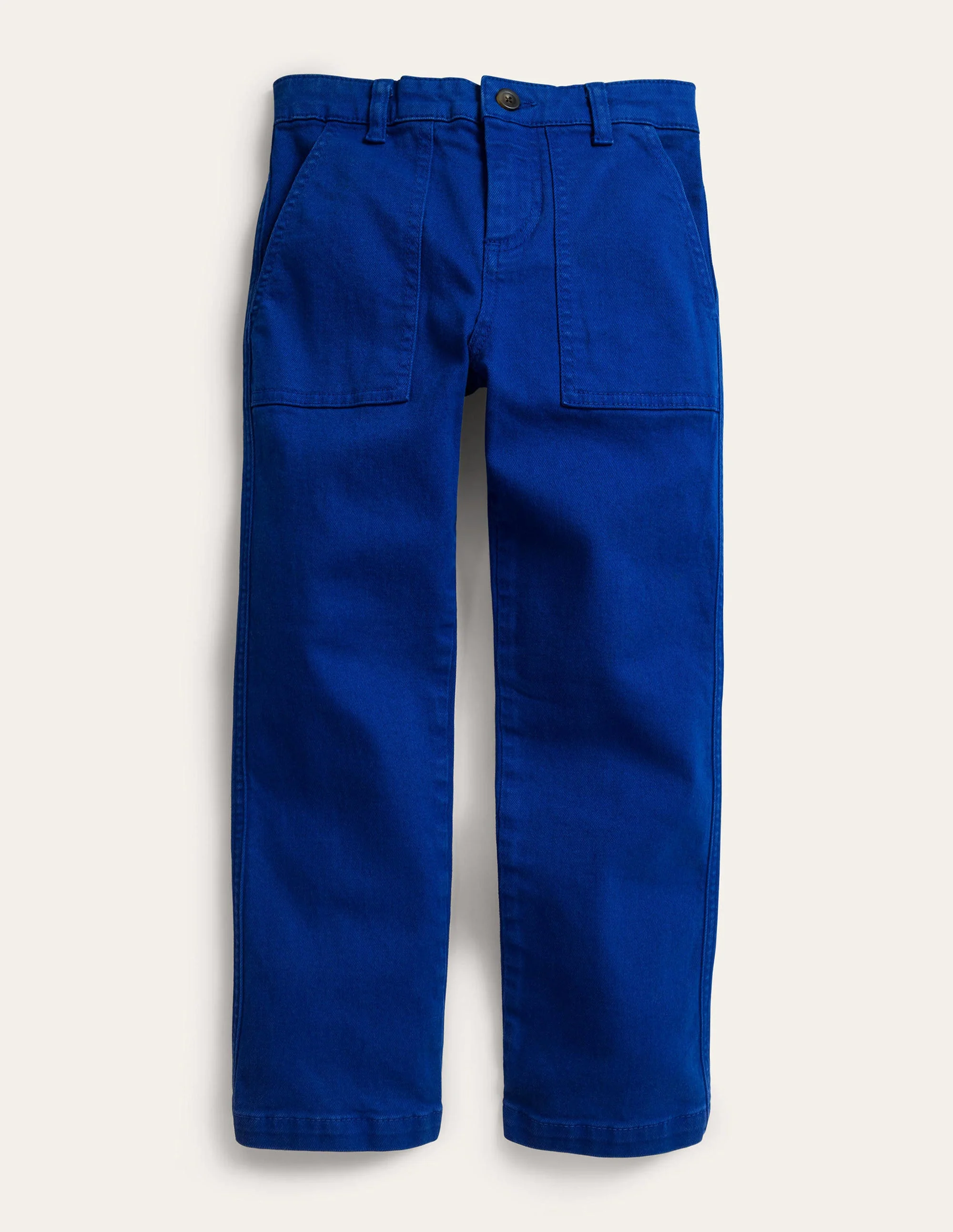 Relaxed Pocket Pants-Bluing Blue