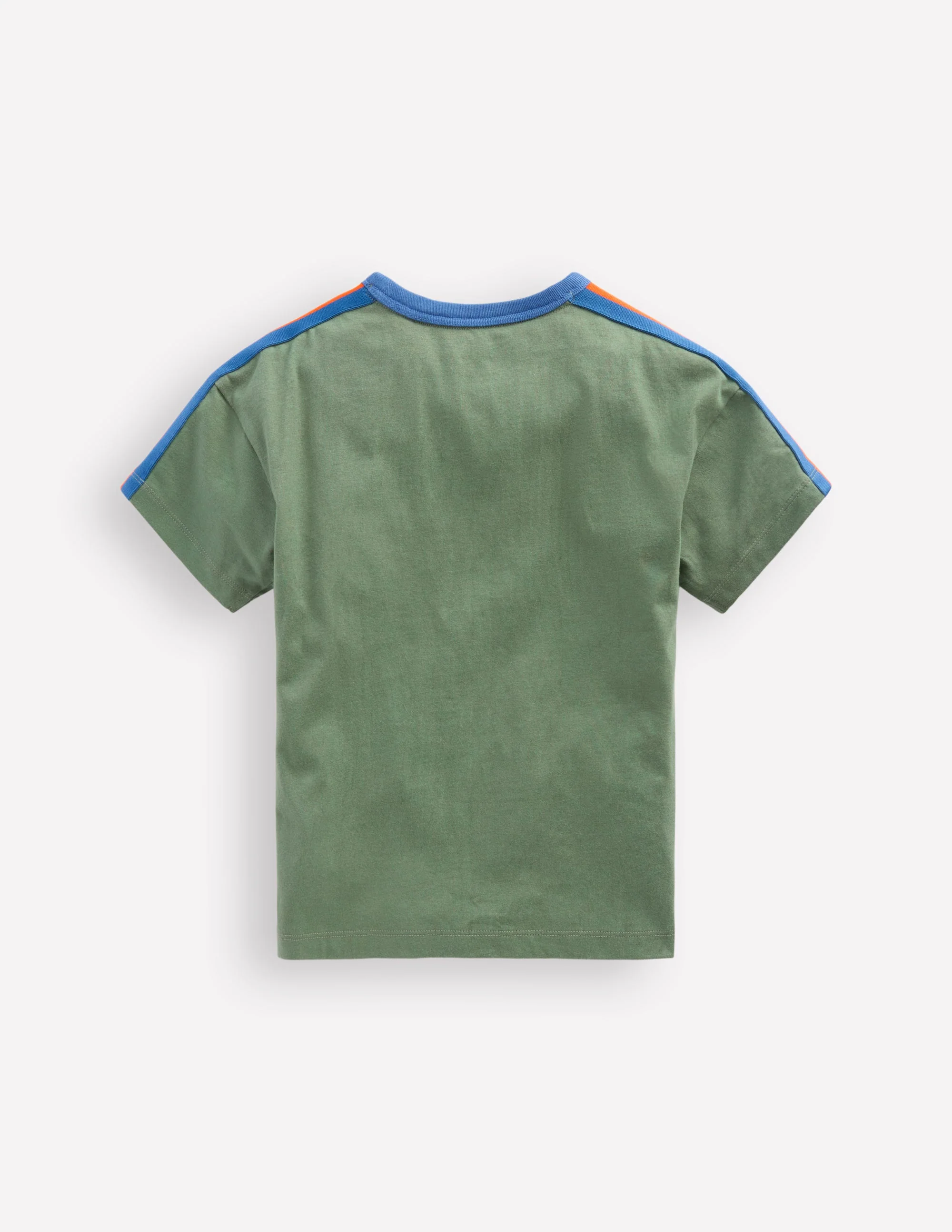 Relaxed Rainbow Tape T-shirt-Bottle Green - Image 2