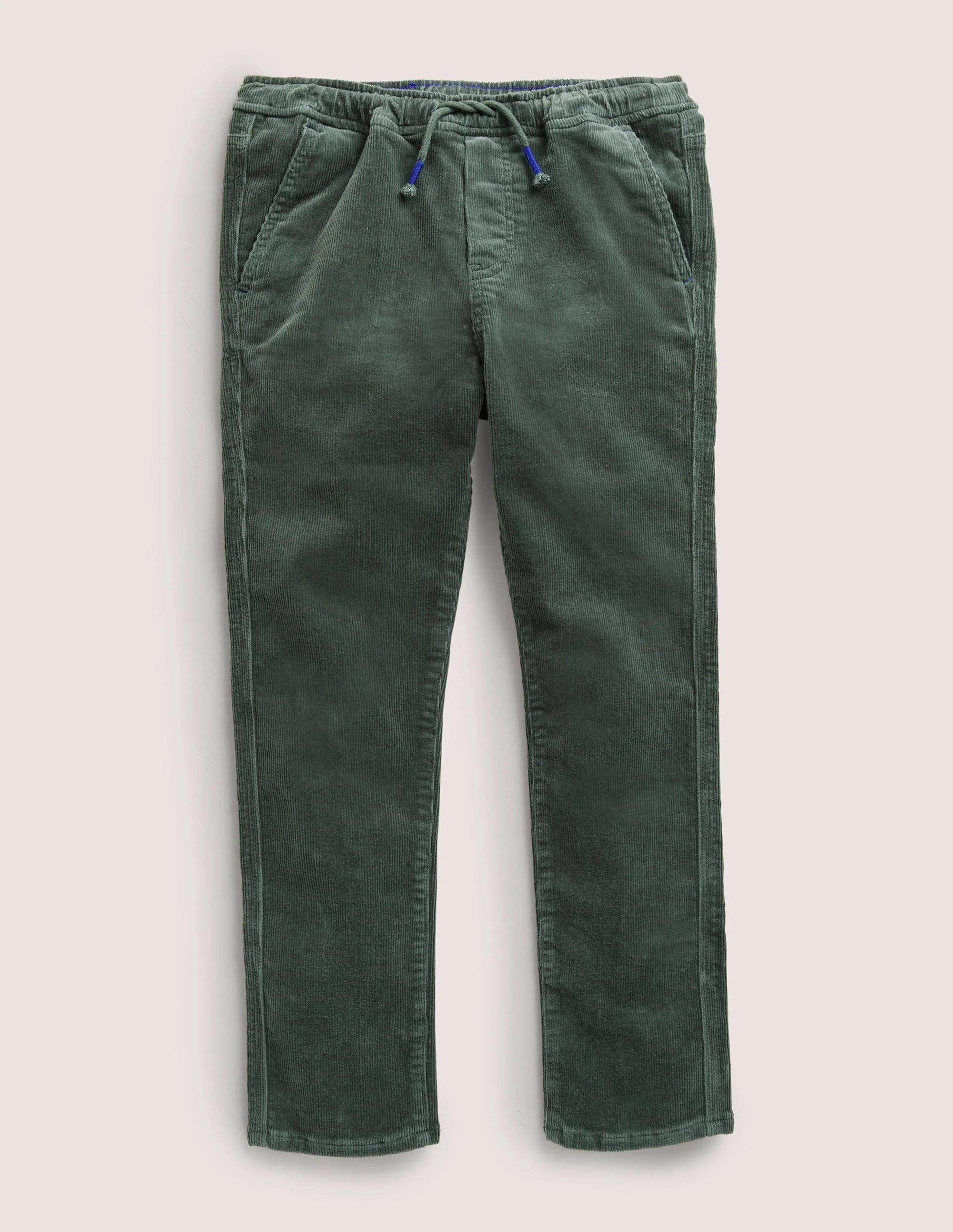 Relaxed Slim Pull-on Pants-Pottery Green Cord