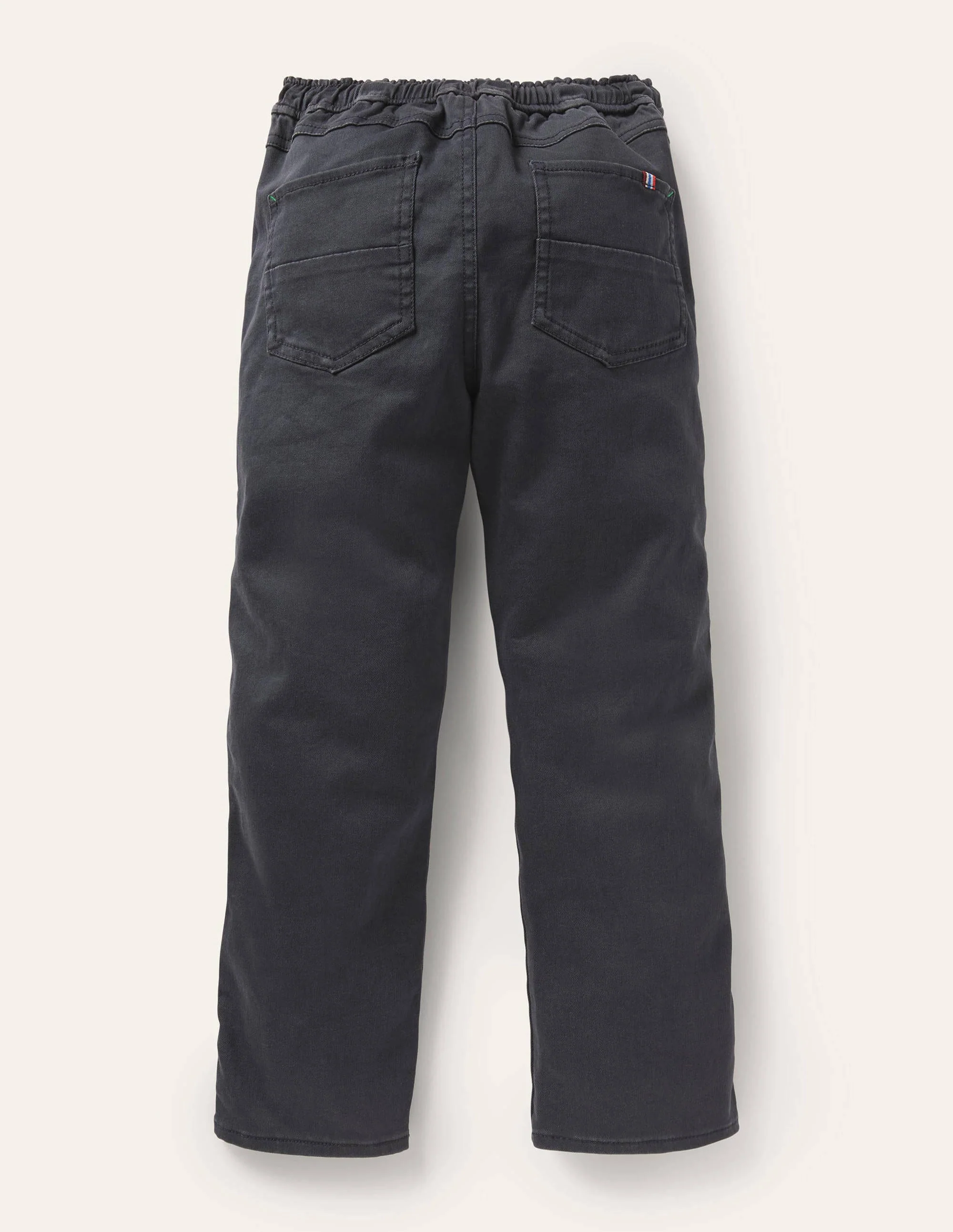 Relaxed Slim Pull-on Pants-Soot Grey - Image 2