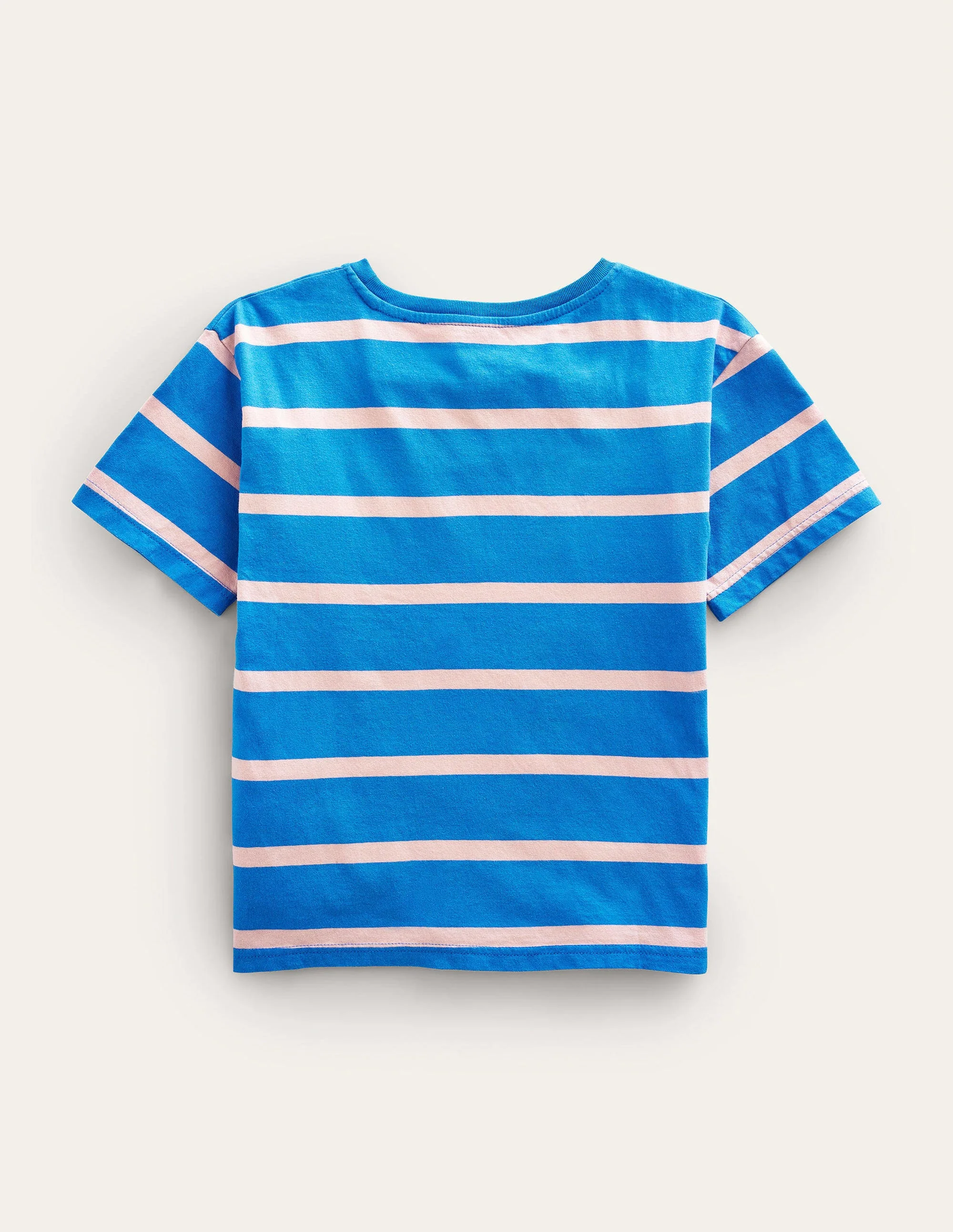 Relaxed T-shirt-Provence Blue/Pink - Image 2