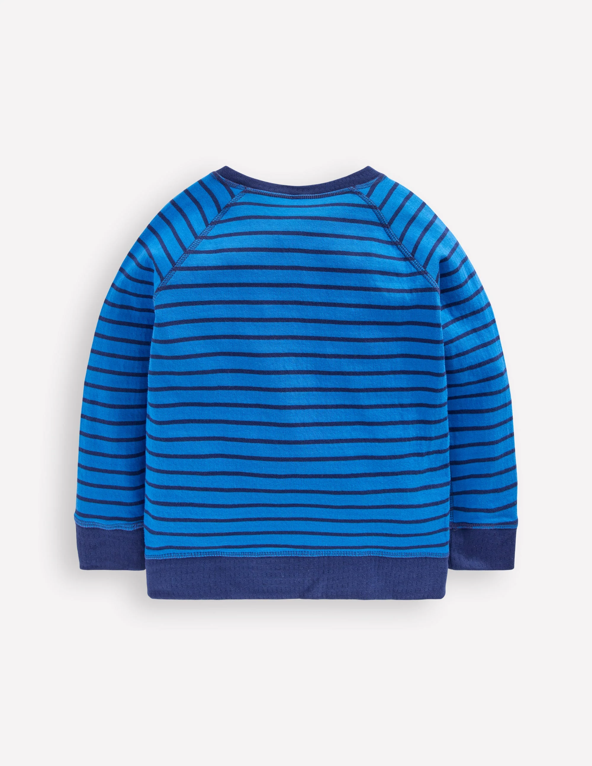 Reversible Long Sleeve T-Shirt-DIRECTOIRE BLUE / NAVY - Image 3