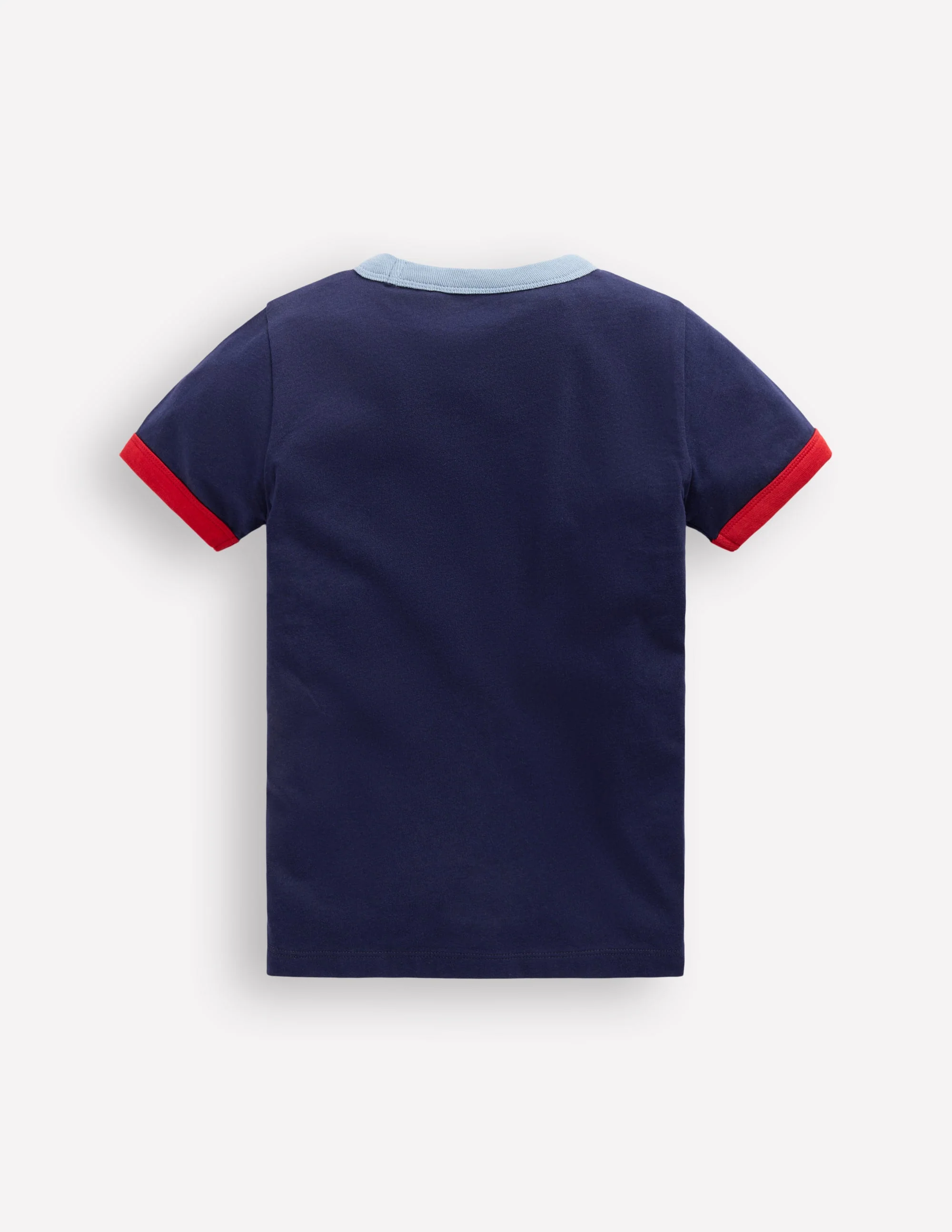 Ringer T-shirt-navy - Image 2