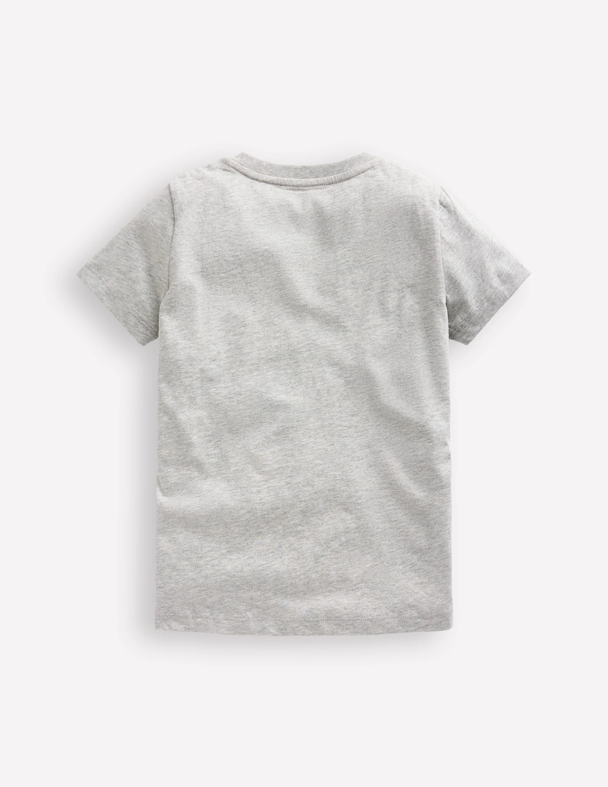 Short Sleeve GITD T-shirt-Grey Marl Dragons - Image 2