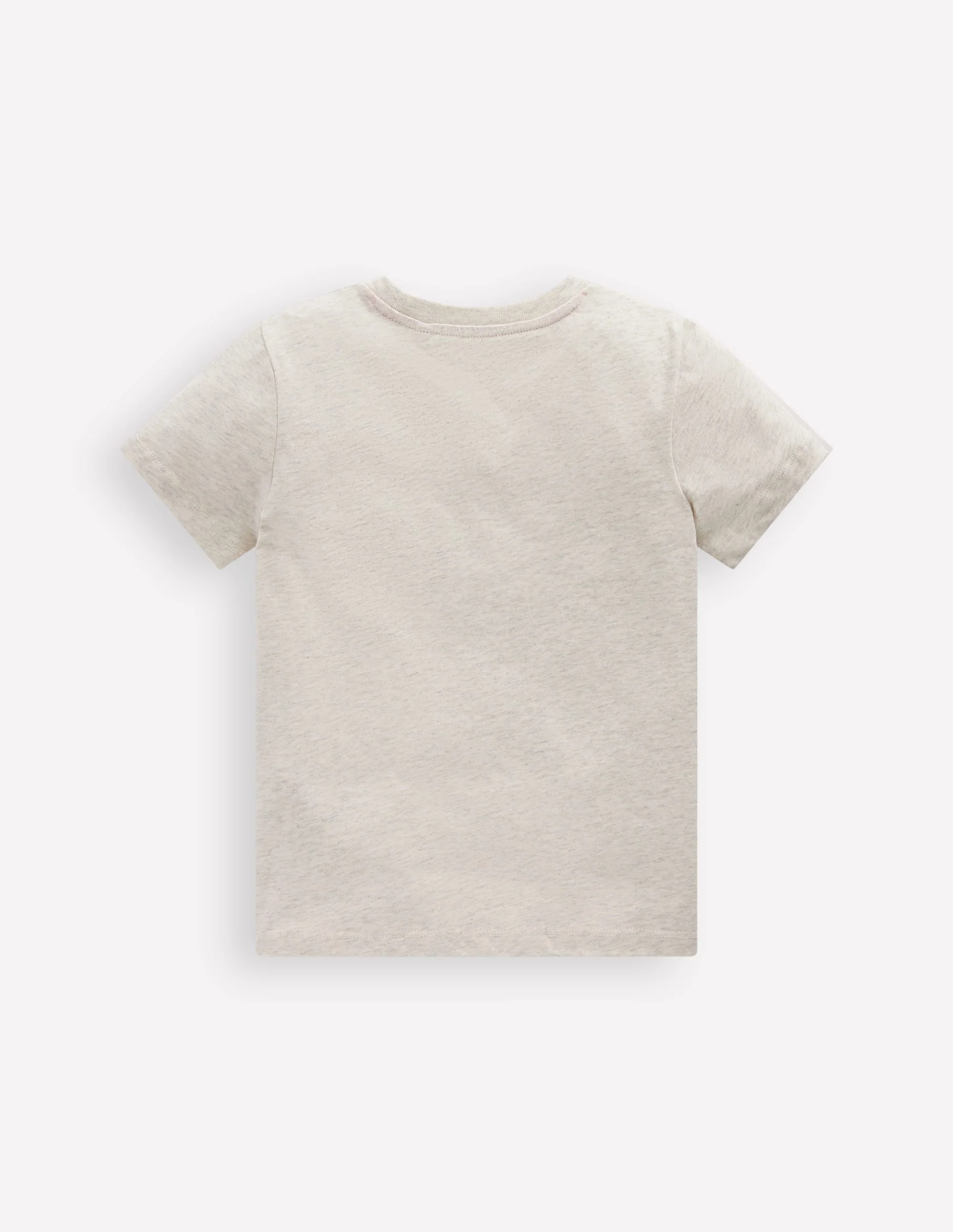 Short Sleeve Graphic T-shirt-Oatmeal Marl Silly Vehicles - Image 2
