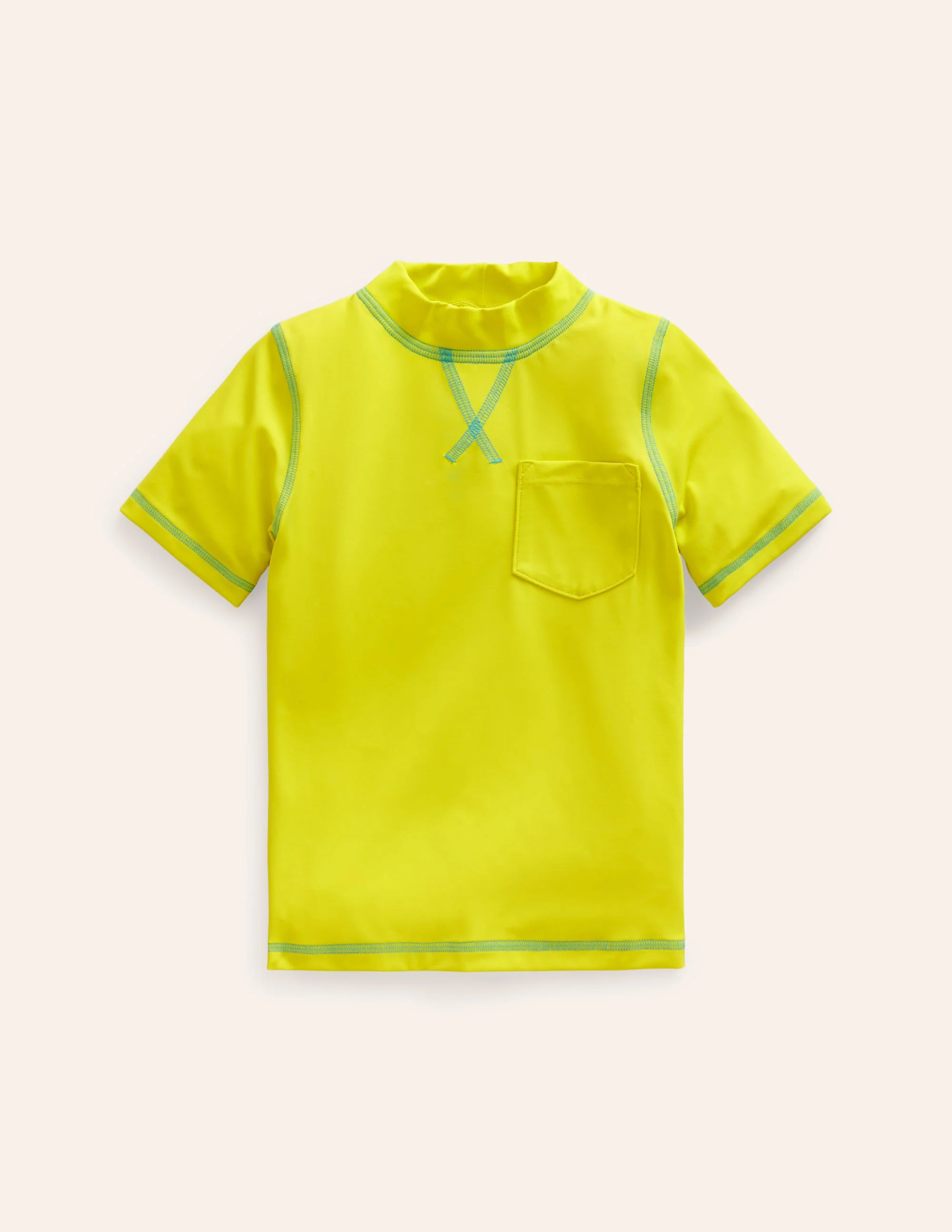 Short Sleeve Rash Guard-Citrus