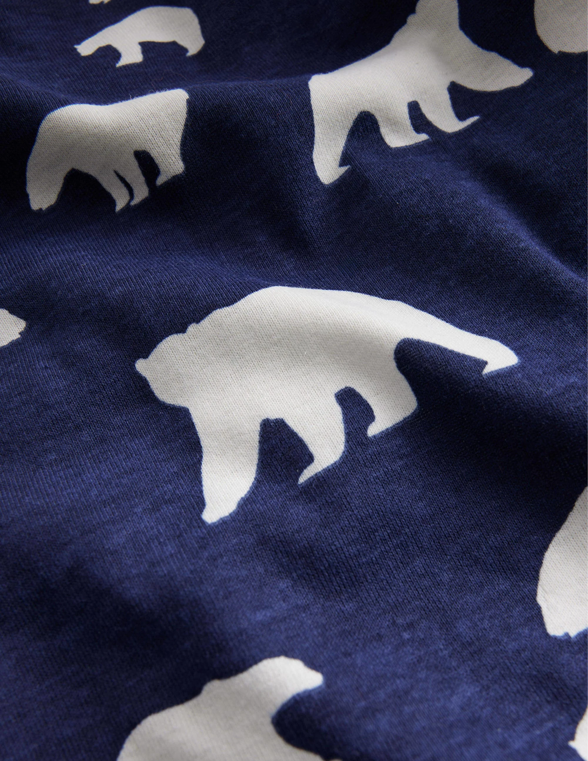 Single Glow-in-the-dark Pajama-Delft Blue Polar Bear - Image 3