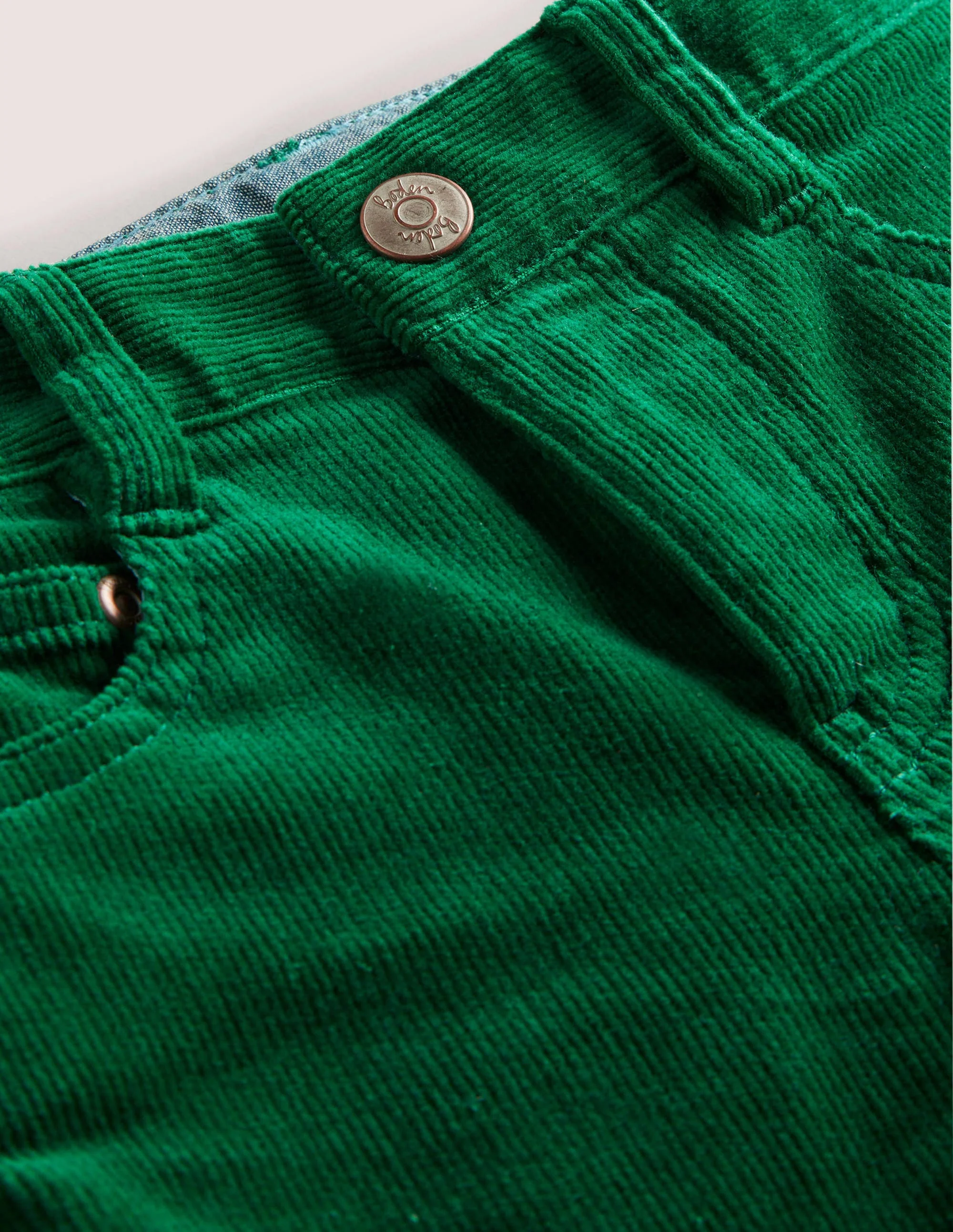 Slim Cord Stretch Pants-Shady Green - Image 3