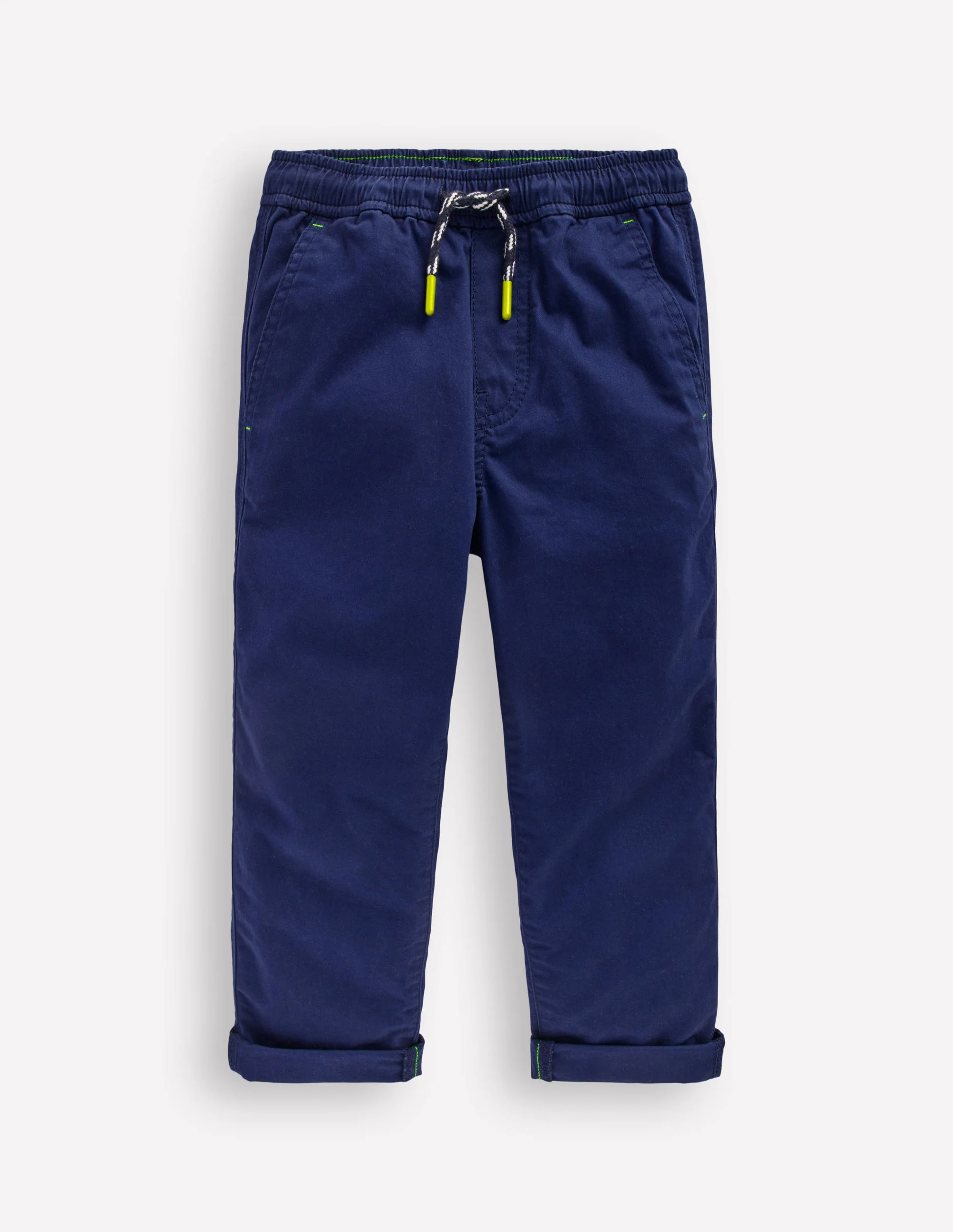 Slim Pull-on Pants-College Navy - Image 6