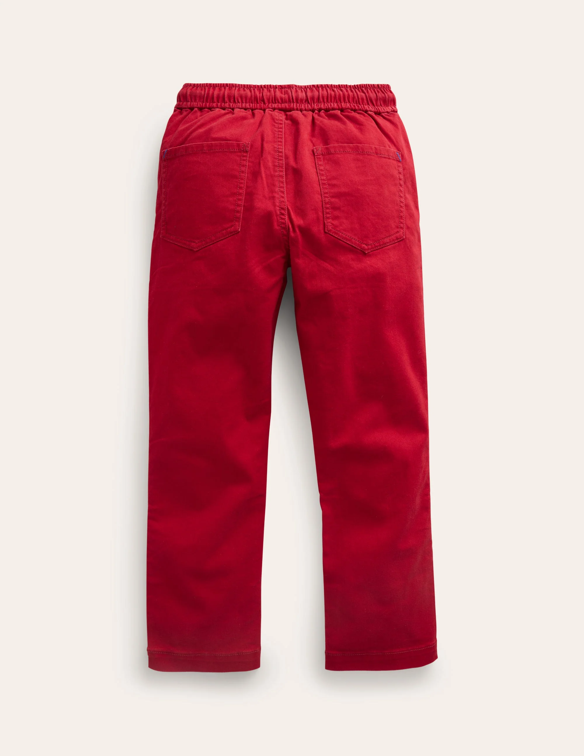 Slim Pull-On Pants-Royal Red - Image 2