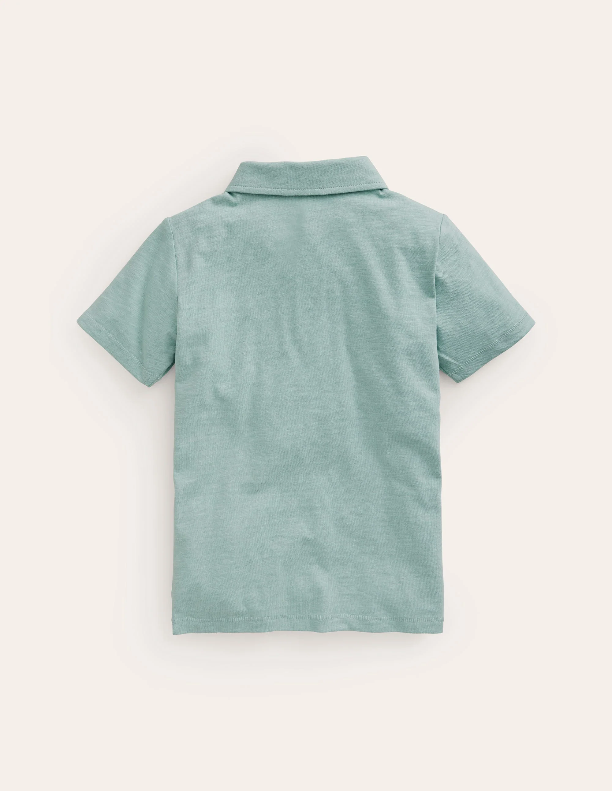 Slub Polo Shirt-Georgian Blue - Image 2