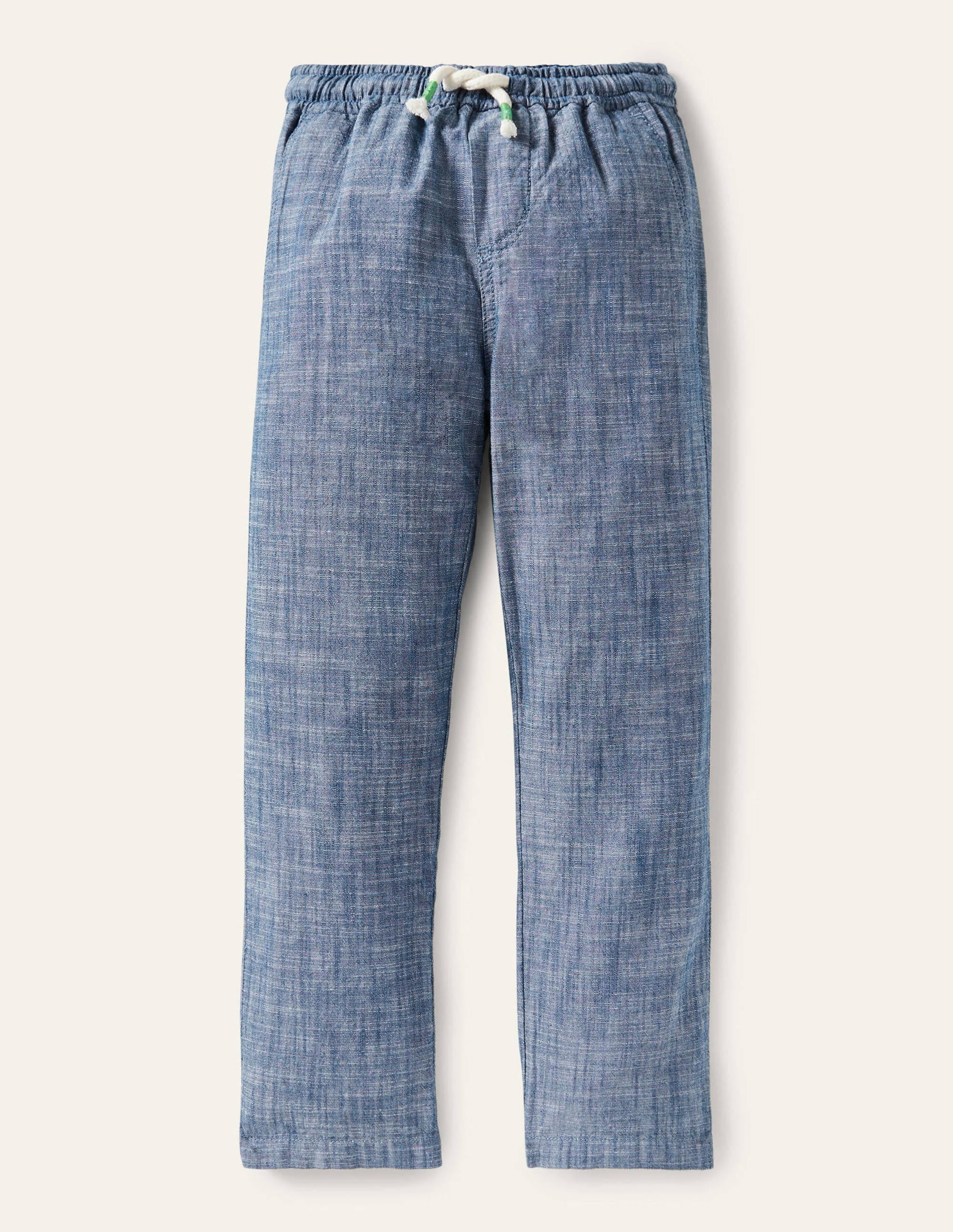 Smart Pull-on Pants-Chambray Blue