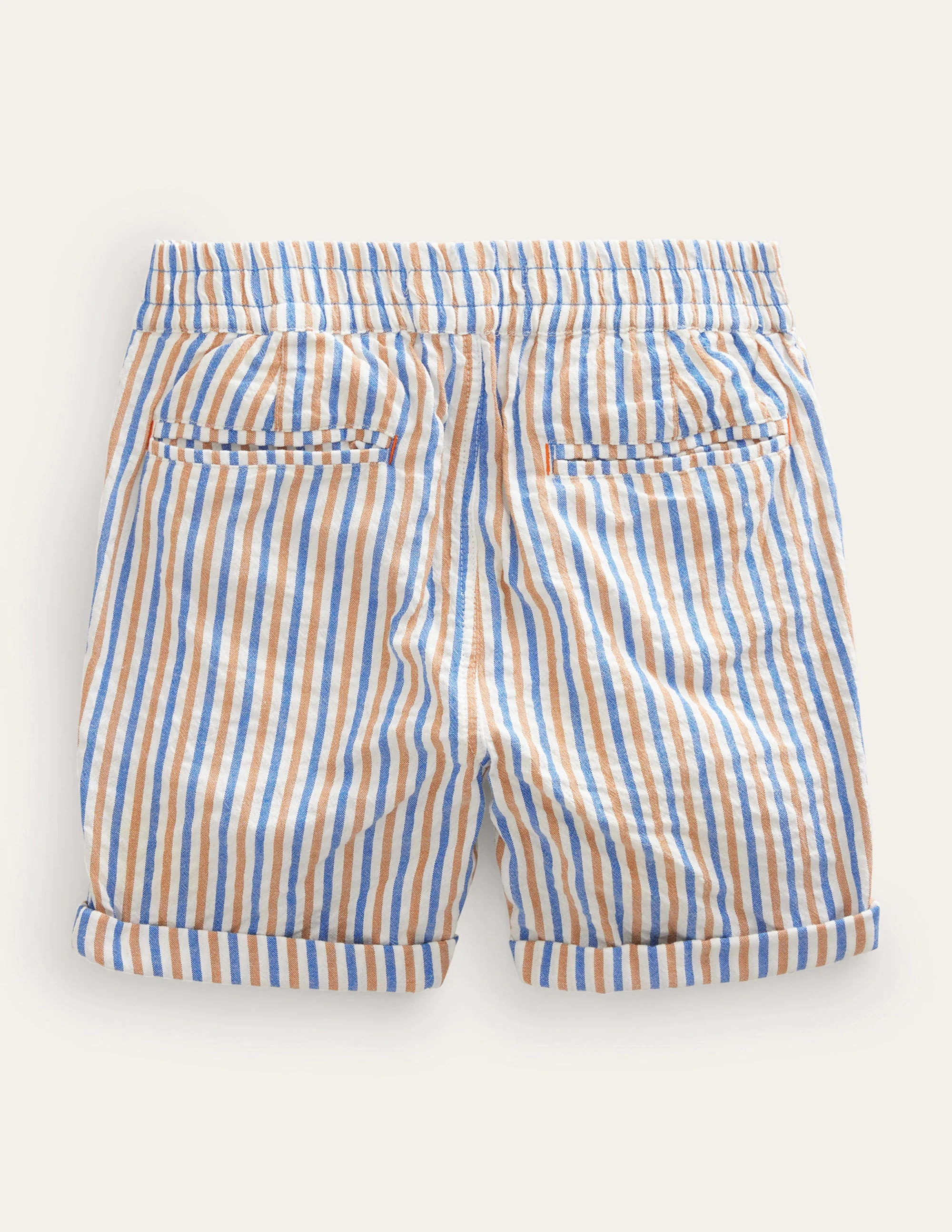 Smart Roll-Up Shorts-Cabana Blue/Chipmunk - Image 2