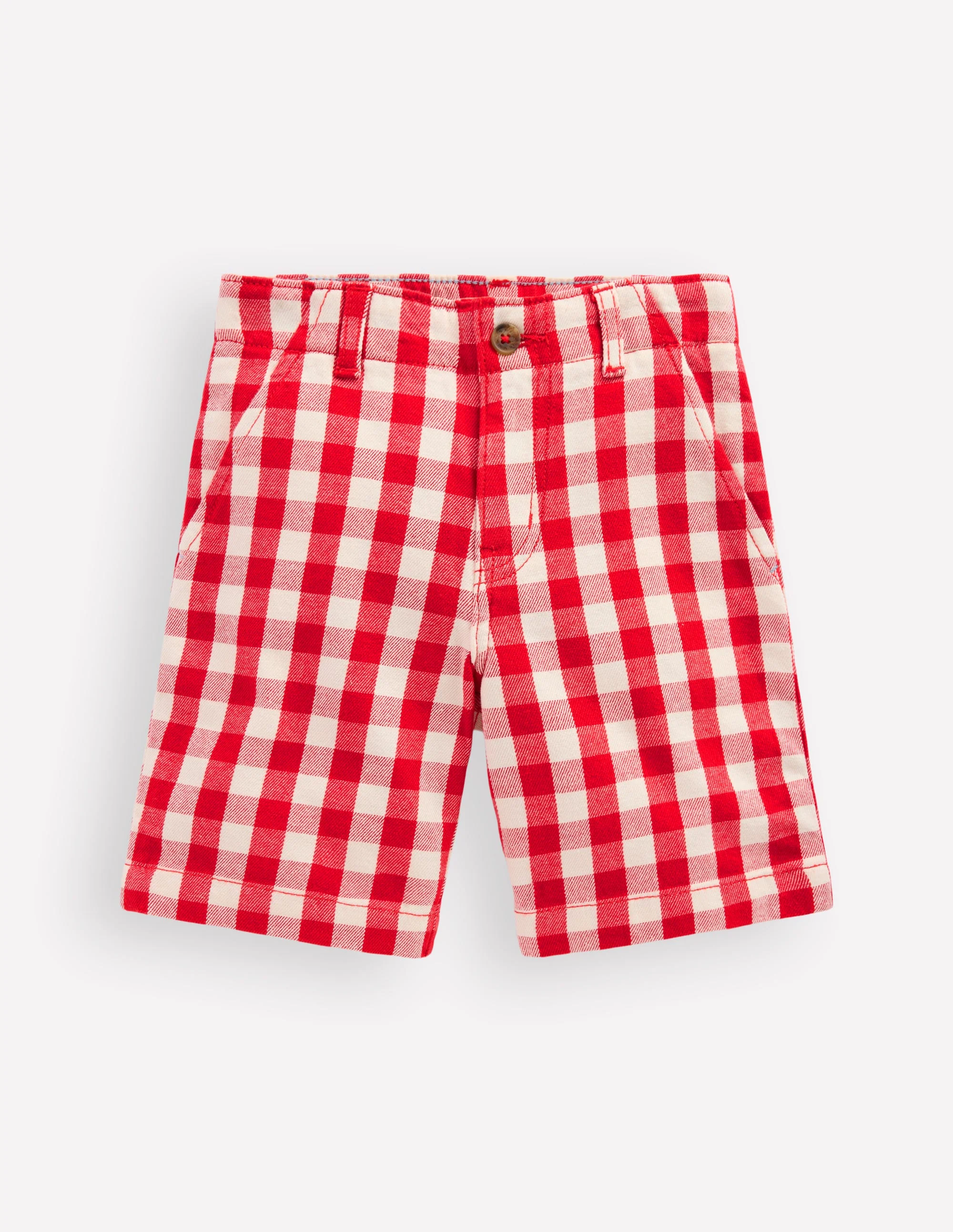 Smart Shorts-Red Gingham