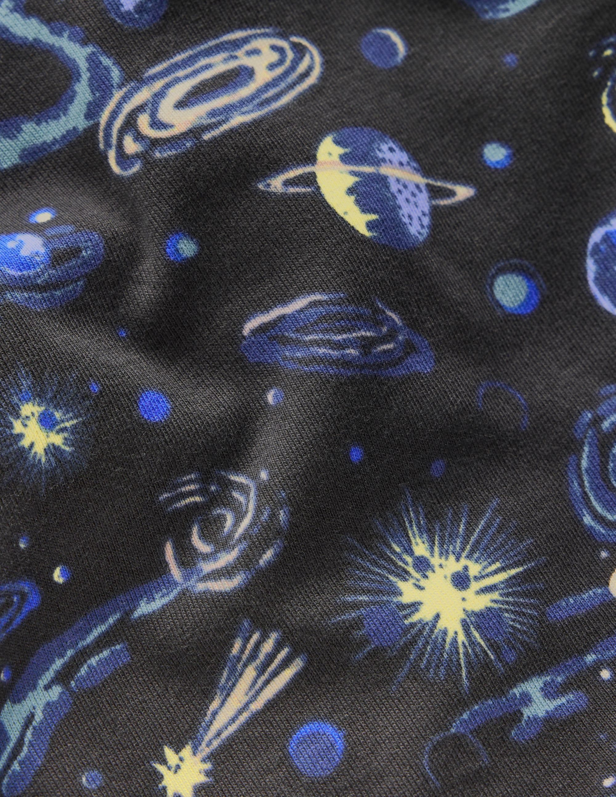 Snug Long John Pajamas-Shadow Grey Constellation - Image 3