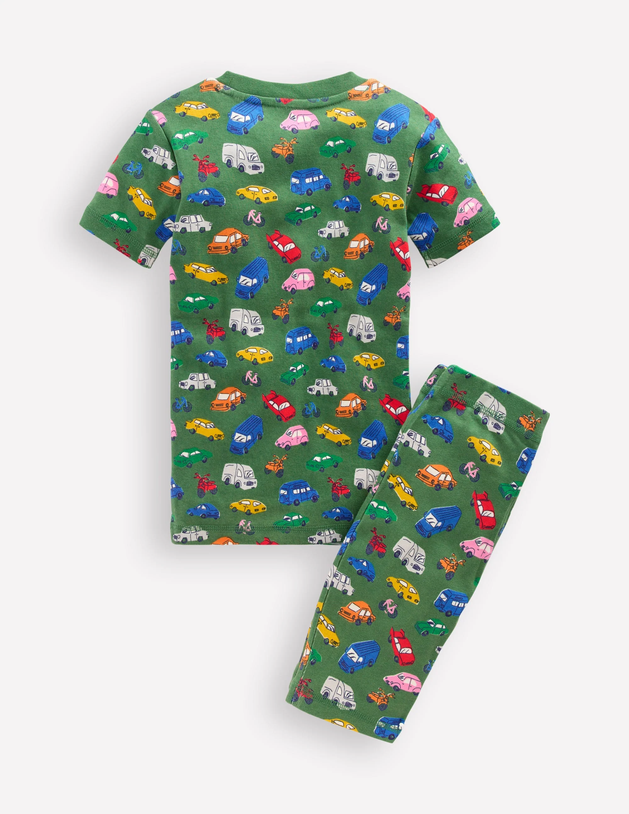 Snug Short John Pajamas-Traffic Jam - Image 2