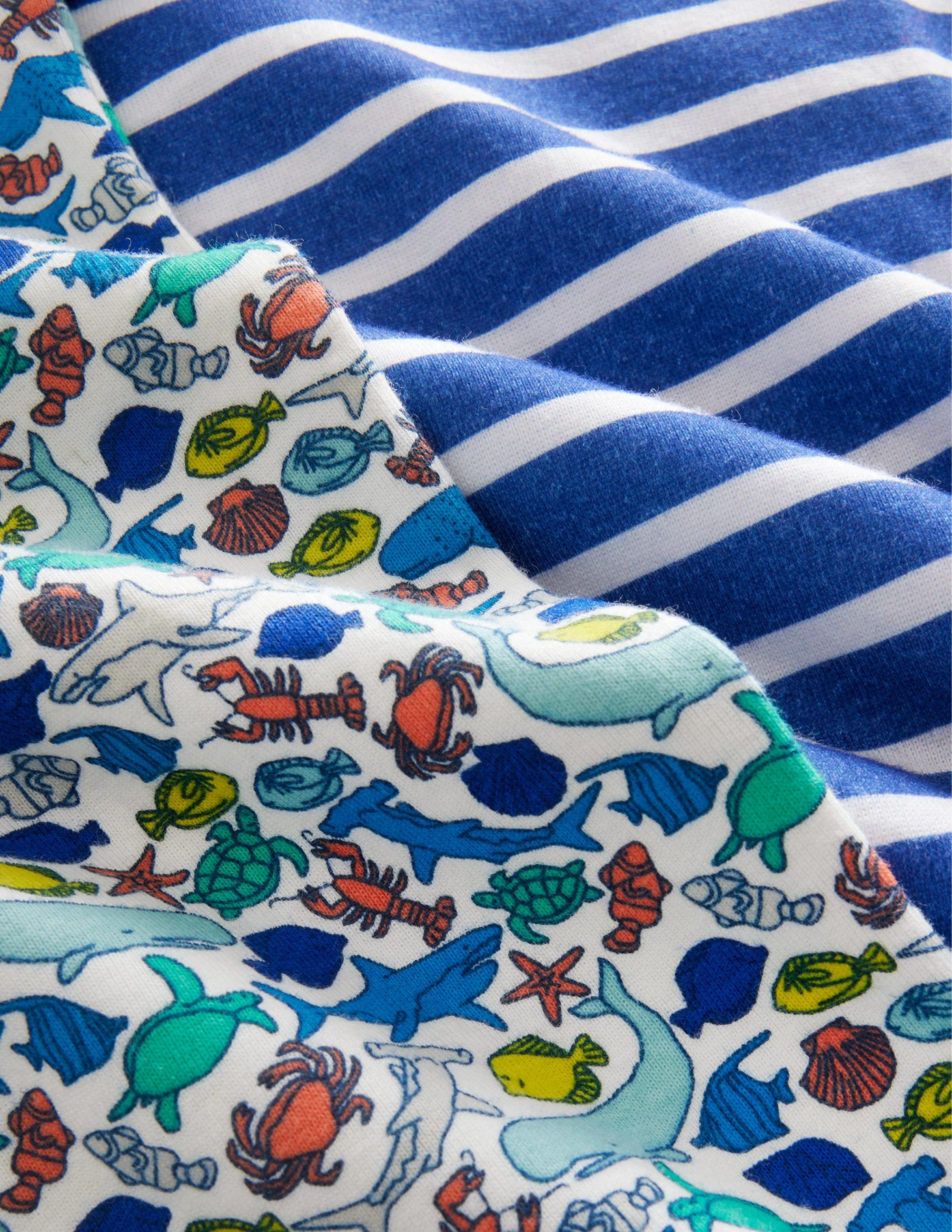 Snug Twin Pack Short Pajamas-Multi Reef - Image 3