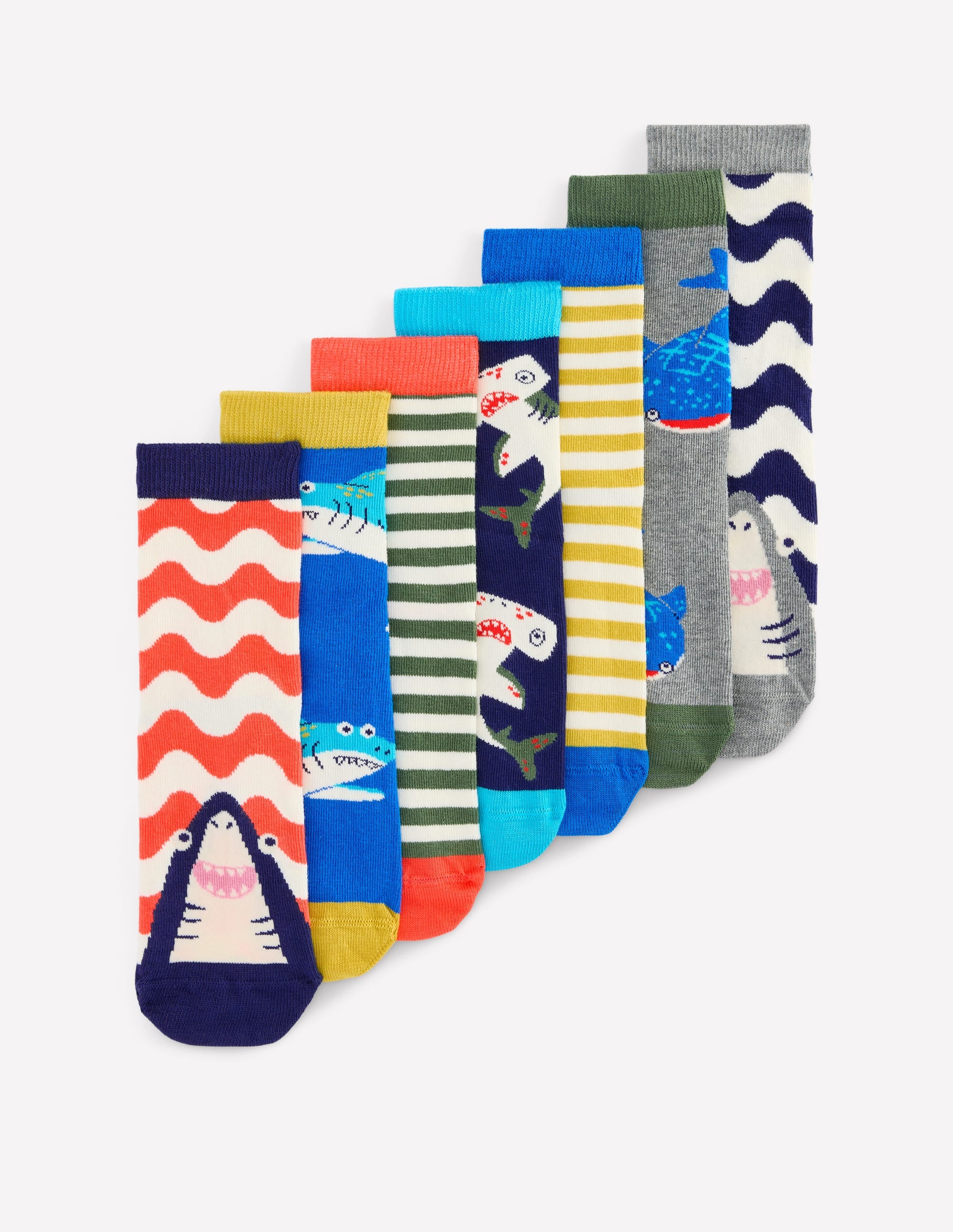Socks 7 Pack-sharks