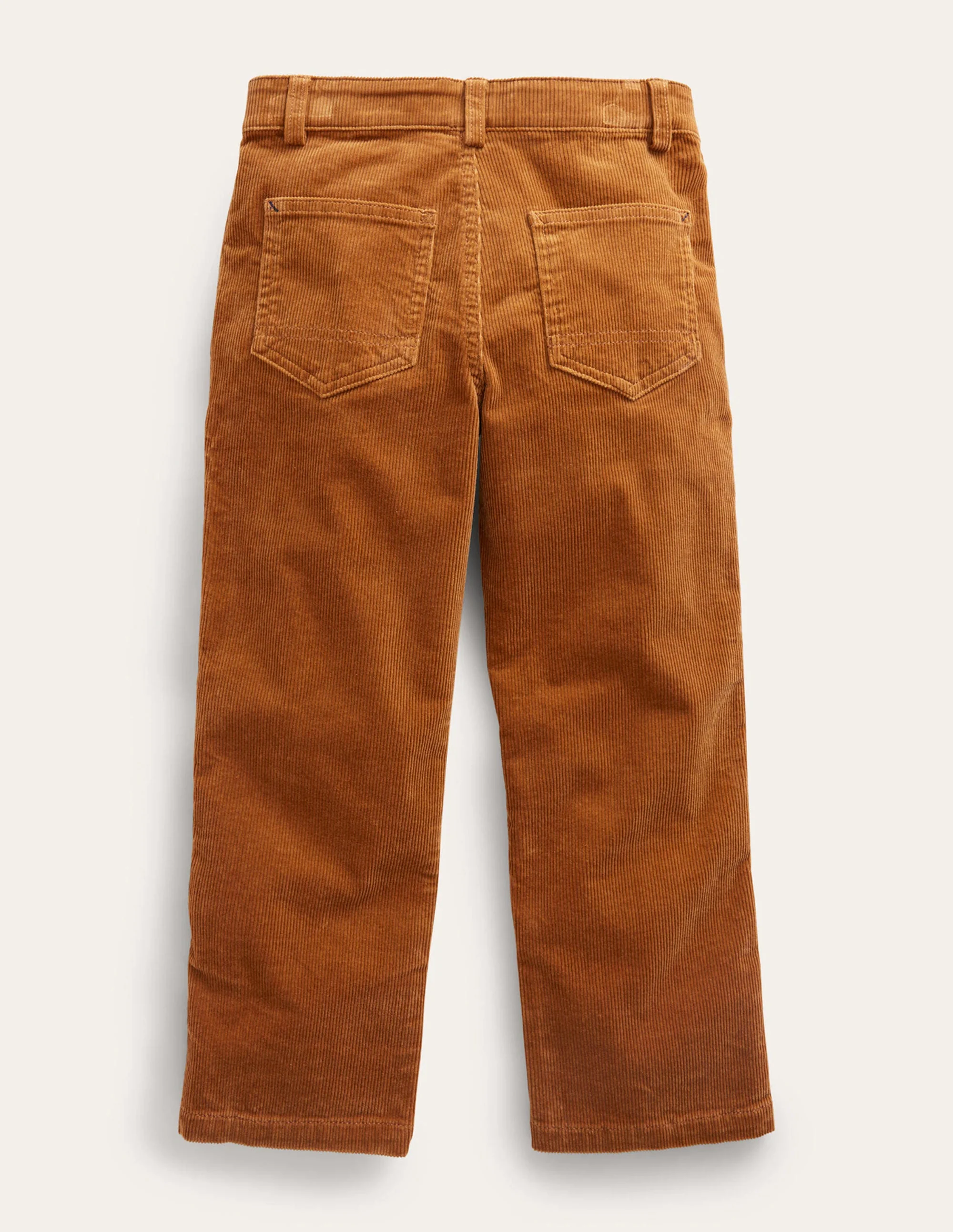 Straight Leg Cord Pants-Butterscotch Brown - Image 2