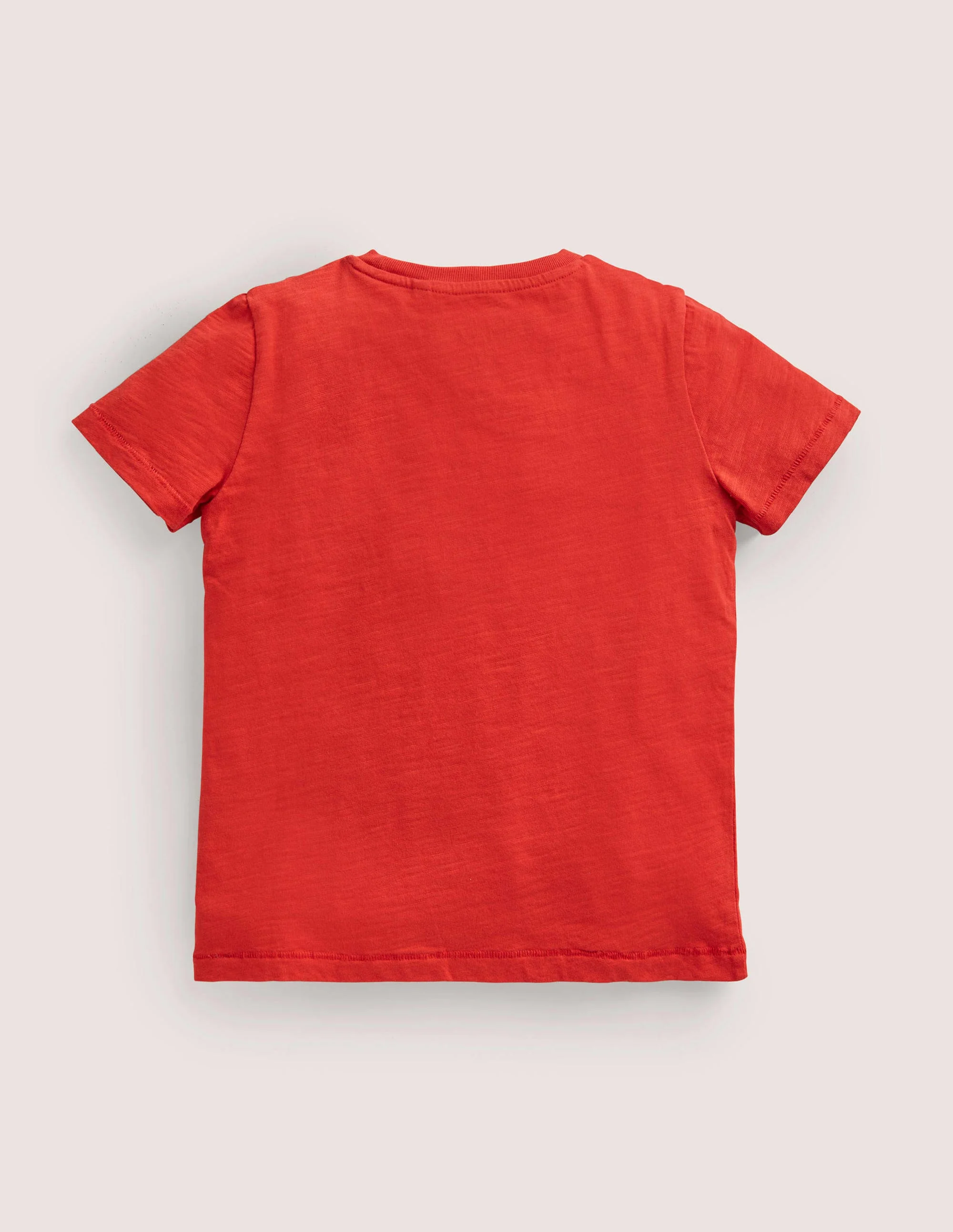 Striped Washed Slub T-shirt-Red Peppadew - Image 2