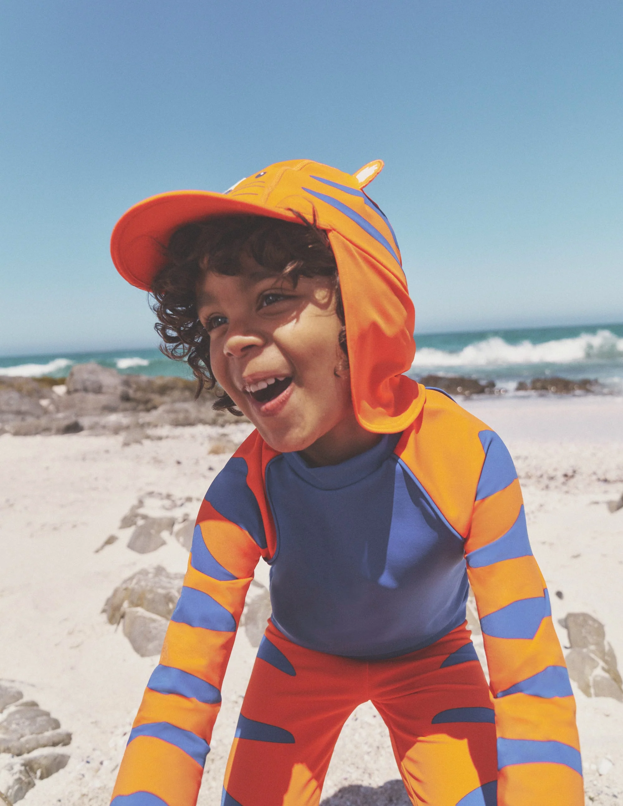 Sun Safe Surf Set-Mandarin Orange Tiger - Image 4