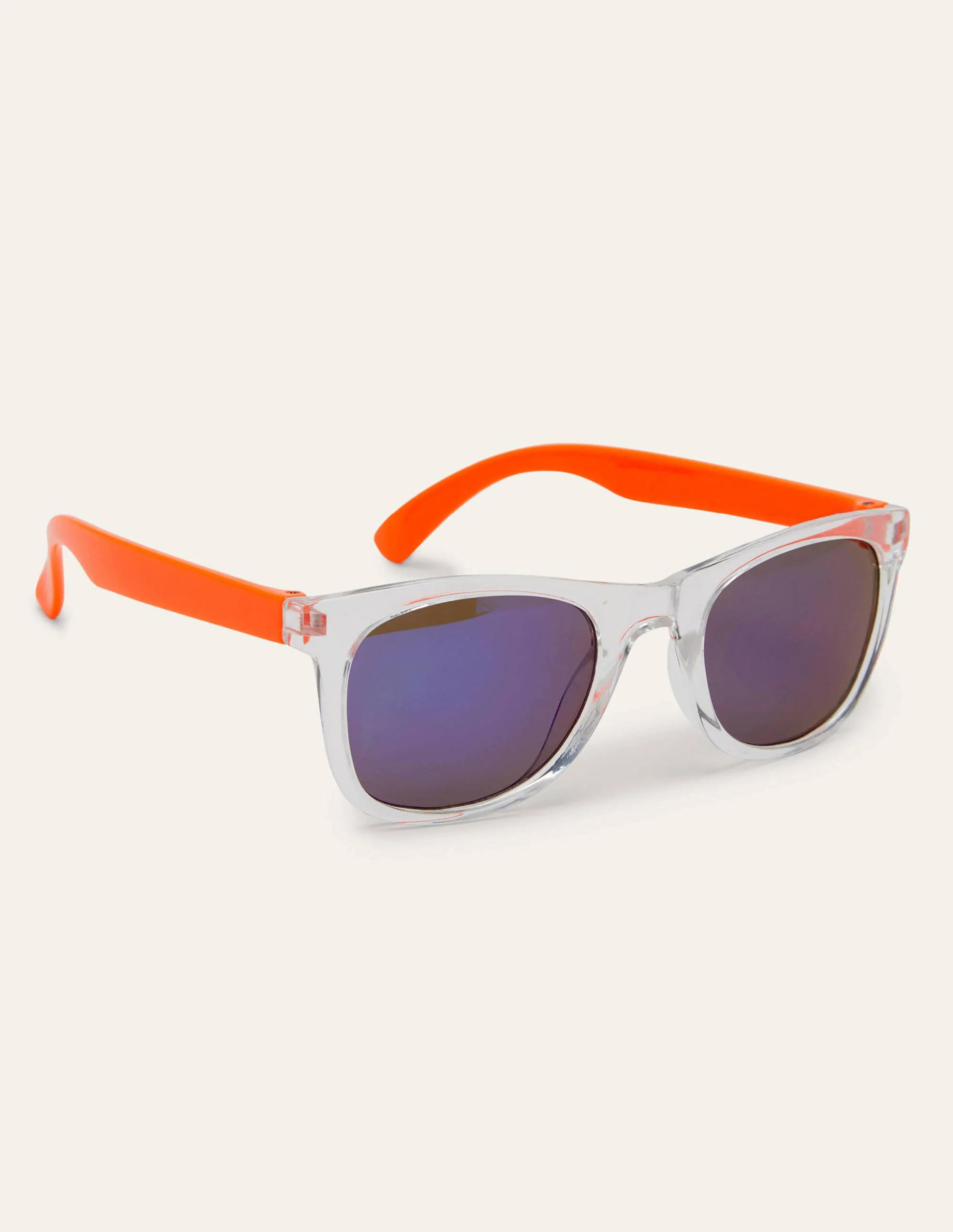 Sunglasses-White/Orange