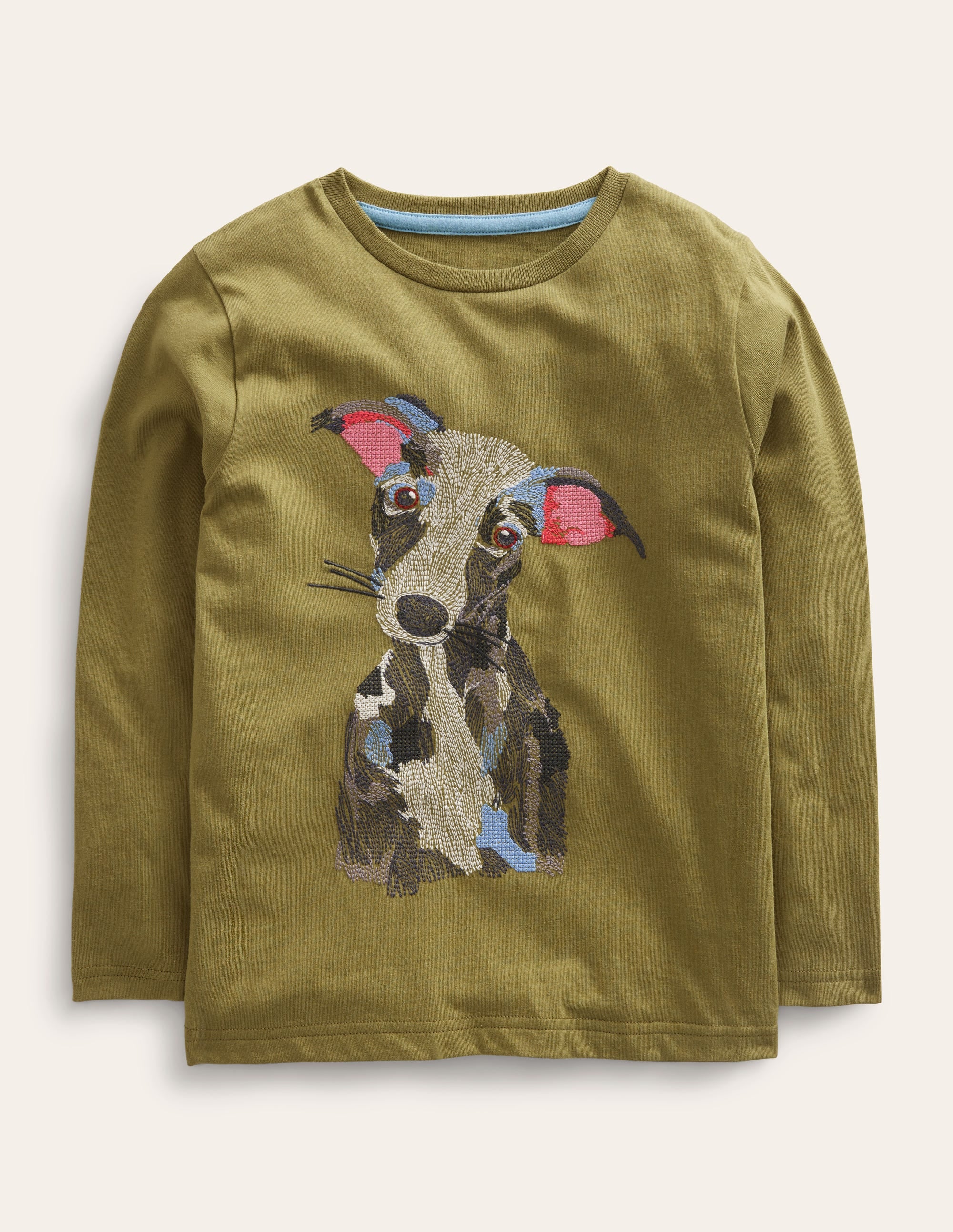 Superstitch T-shirt-Green Olive