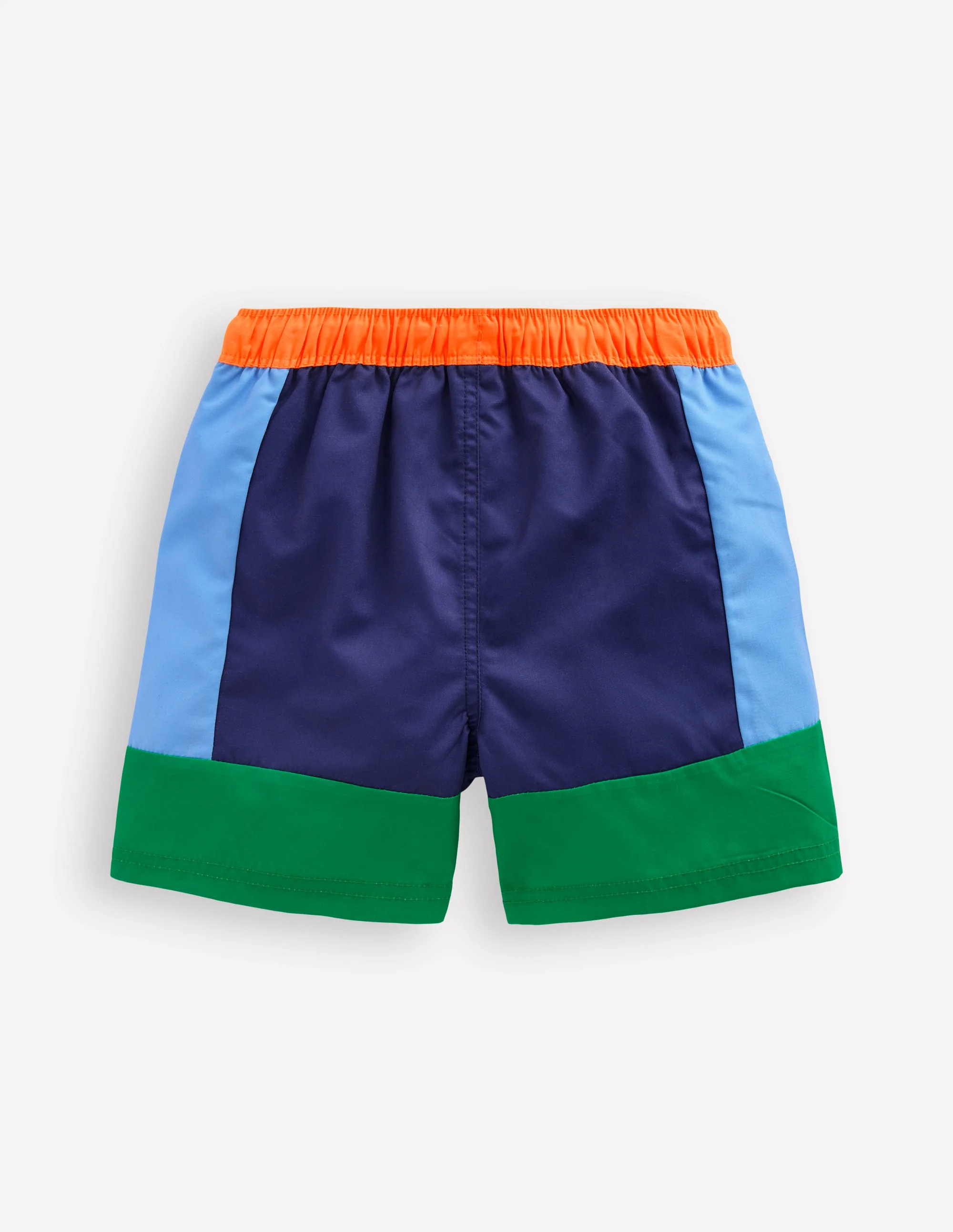 Swim Shorts-Blue and green colourblock - Image 2