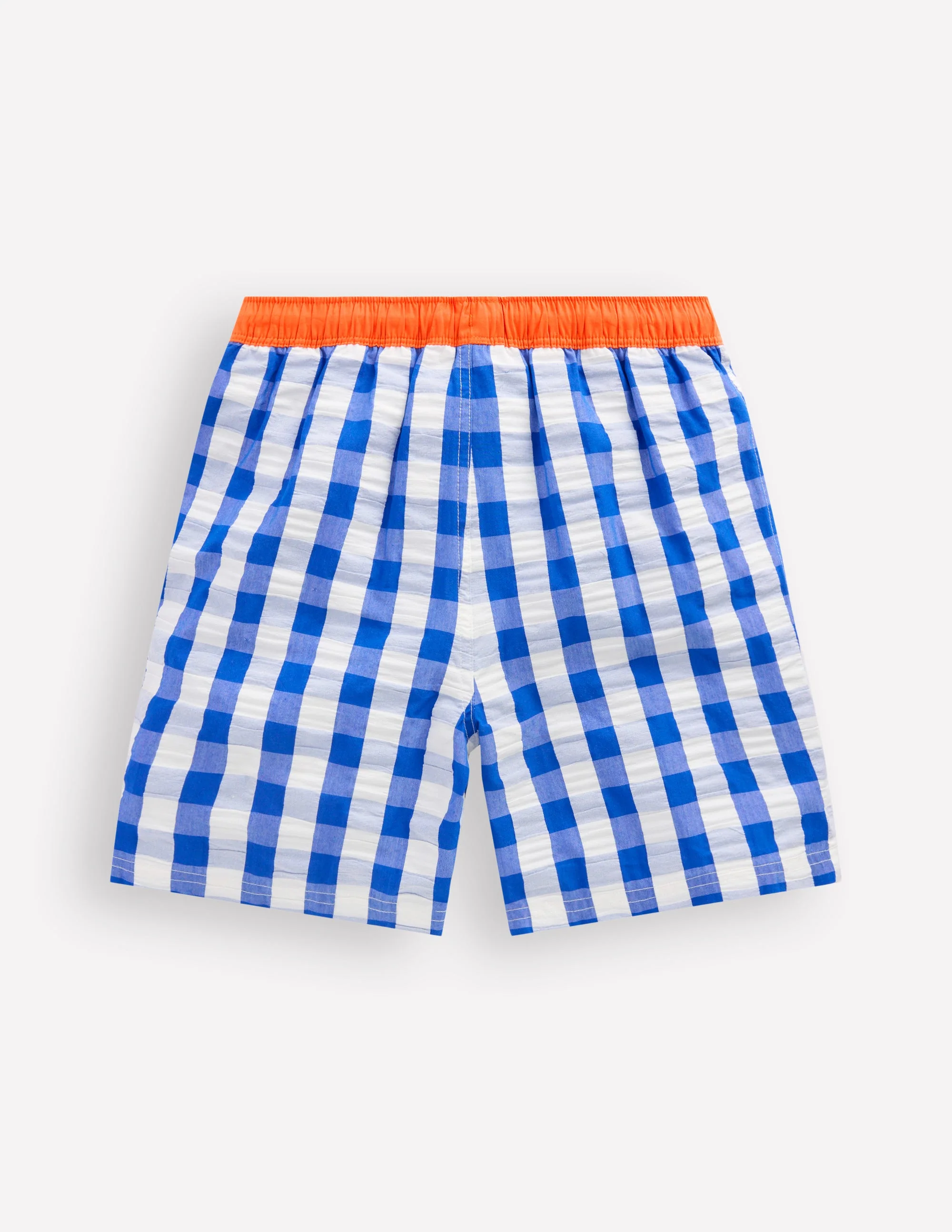Swim Shorts-Blue Gingham - Image 2