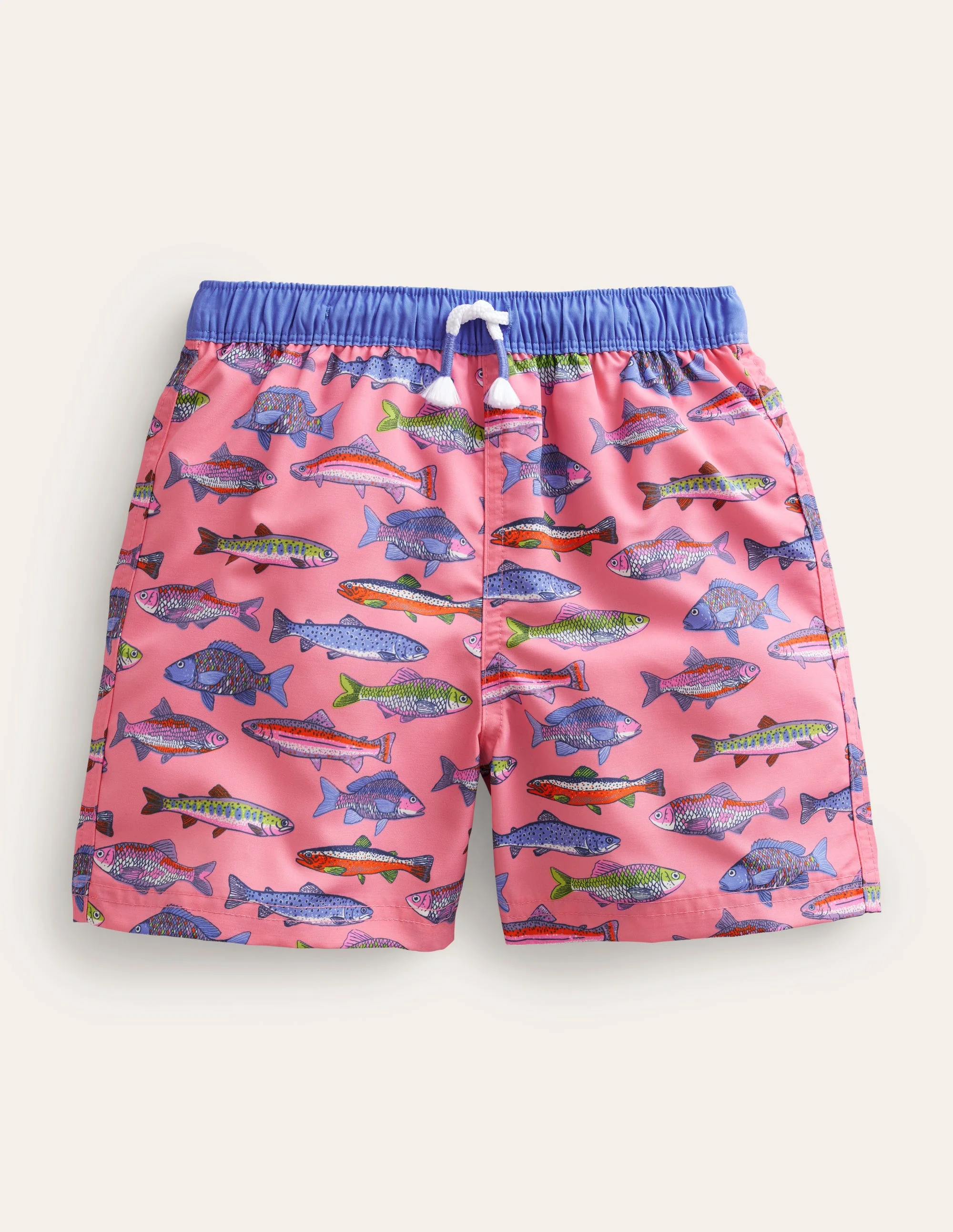 Swim Shorts-Carousel Rainbow Fish