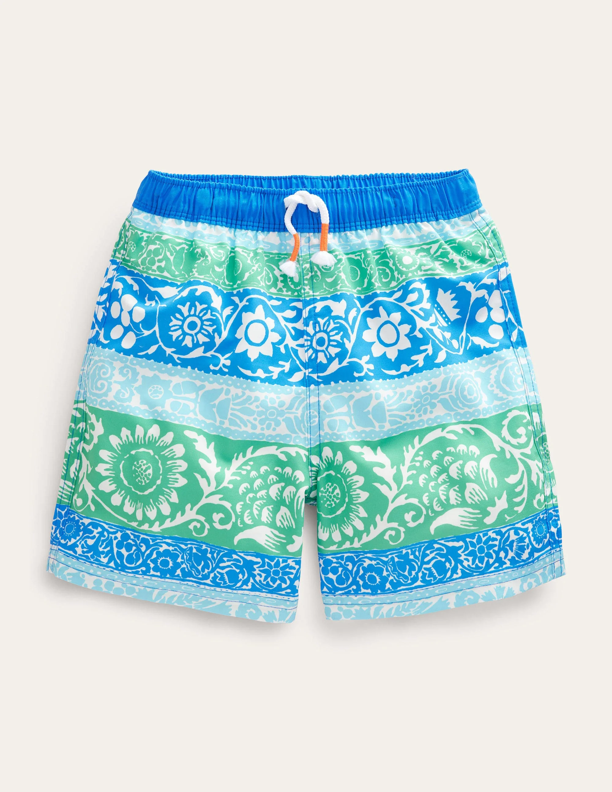 Swim Shorts-Multi Colour Stripe