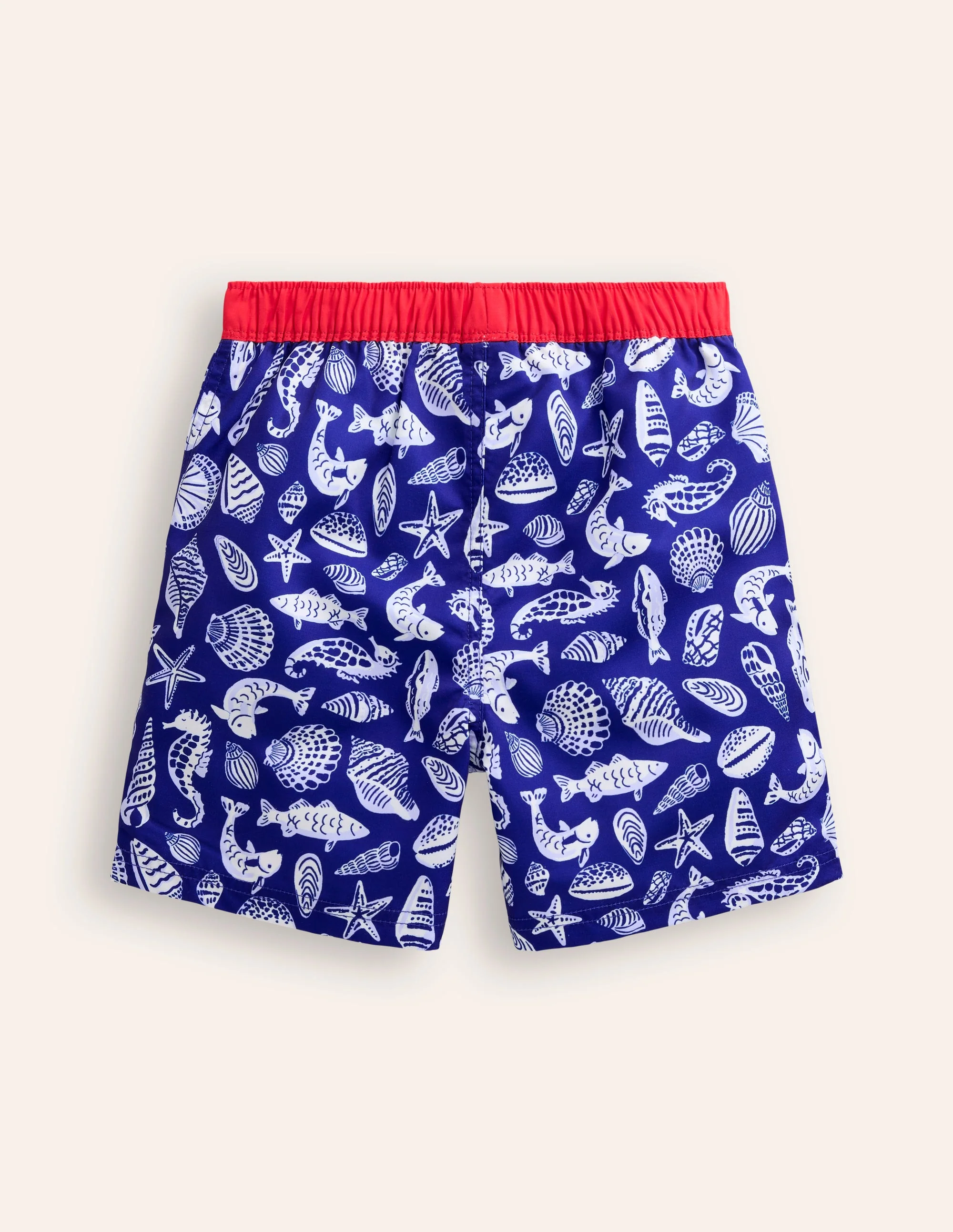 Swim Shorts-Sapphire Blue Seashore - Image 2