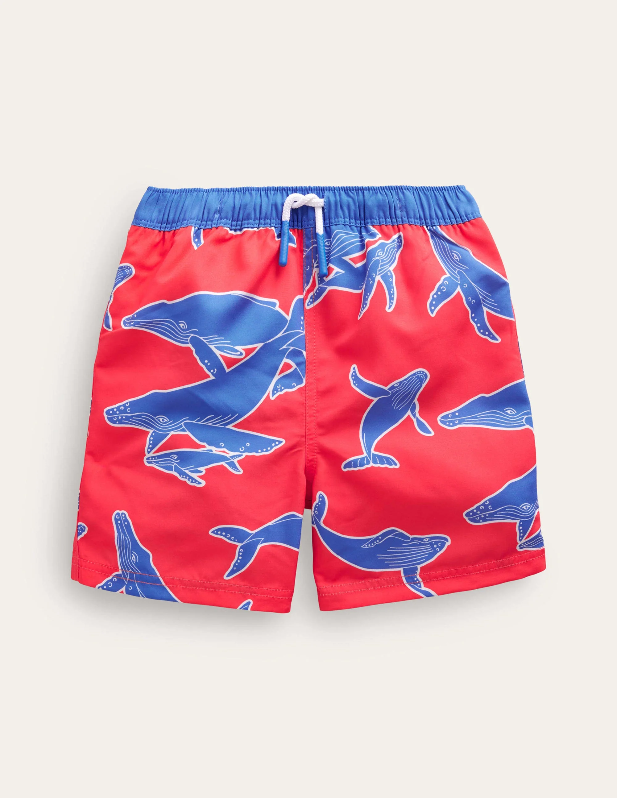 Swim Shorts-Sunkissed Coral Whale