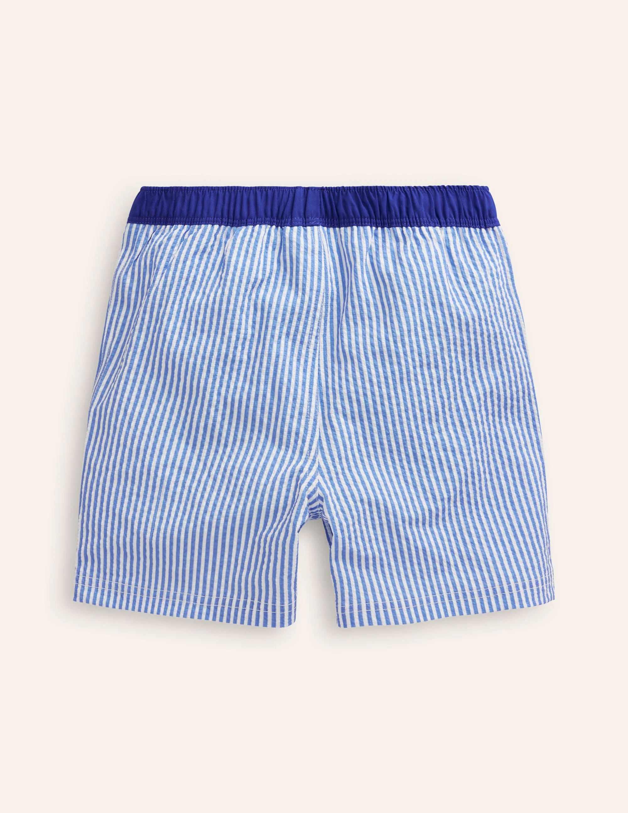 Swim Shorts-Vintage Blue Seersucker - Image 2