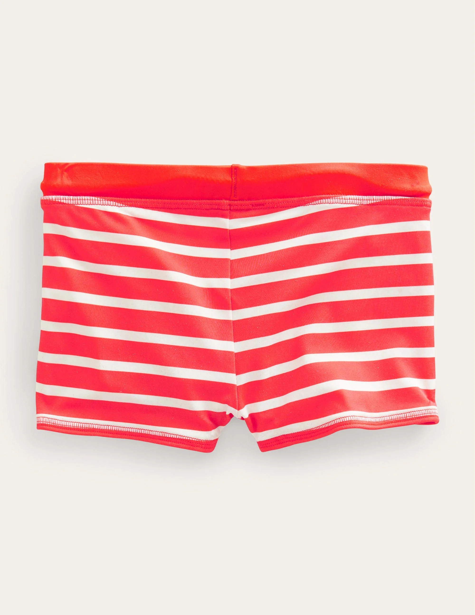 Swim Trunks B1815-Strawberry Tart & Ivory Stripe - Image 2