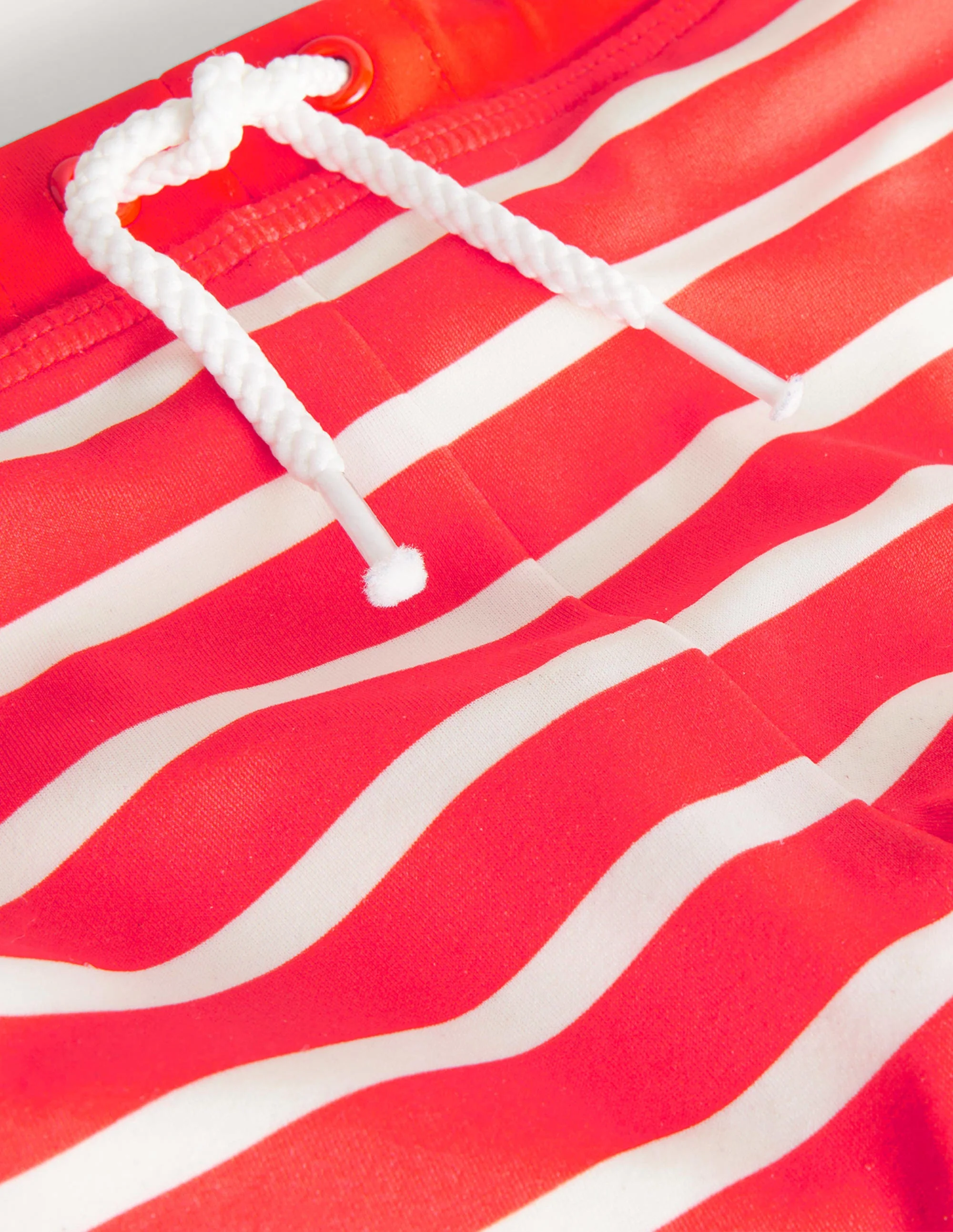 Swim Trunks B1815-Strawberry Tart & Ivory Stripe - Image 3