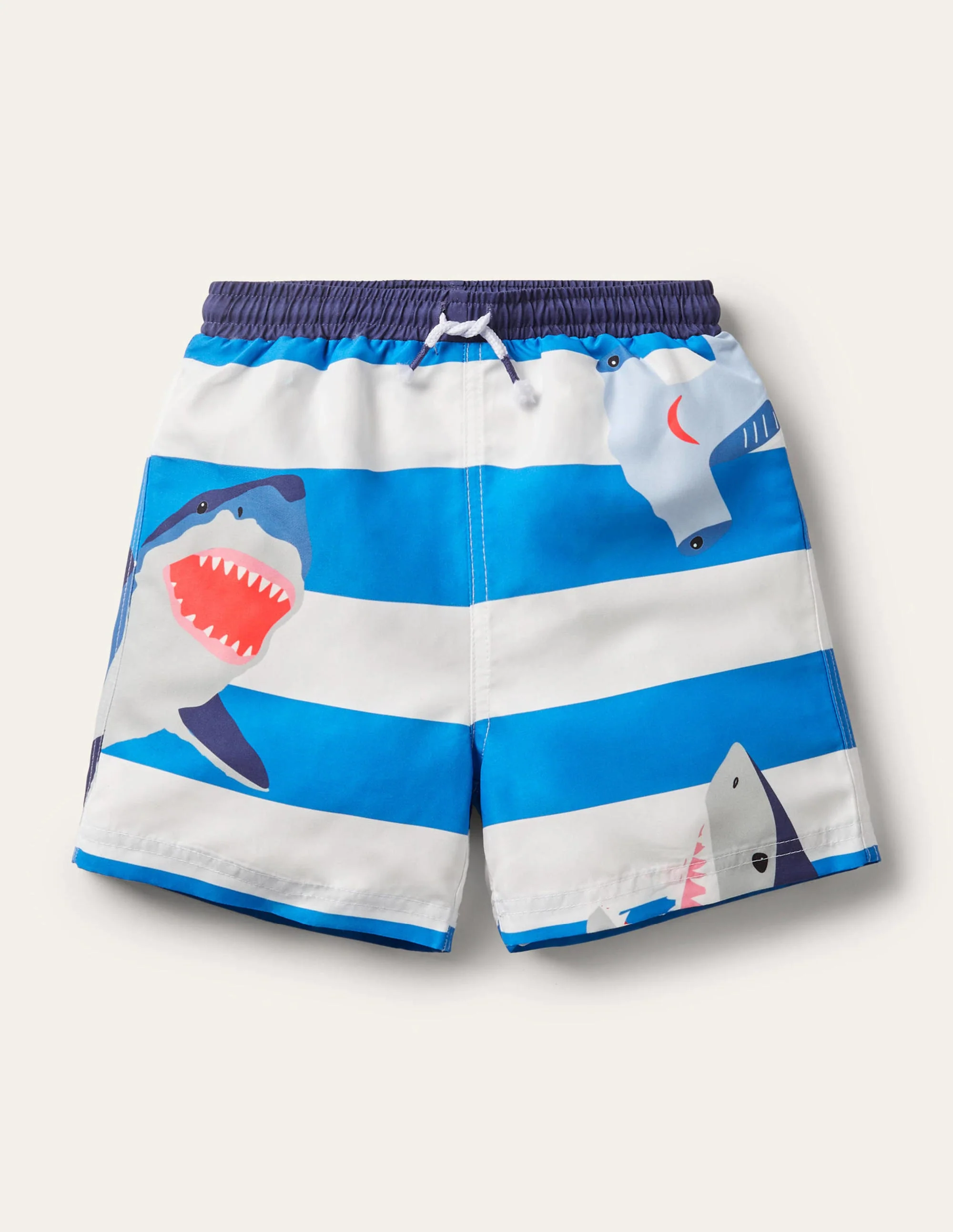Swim Trunks-Moroccan Blue Sharks