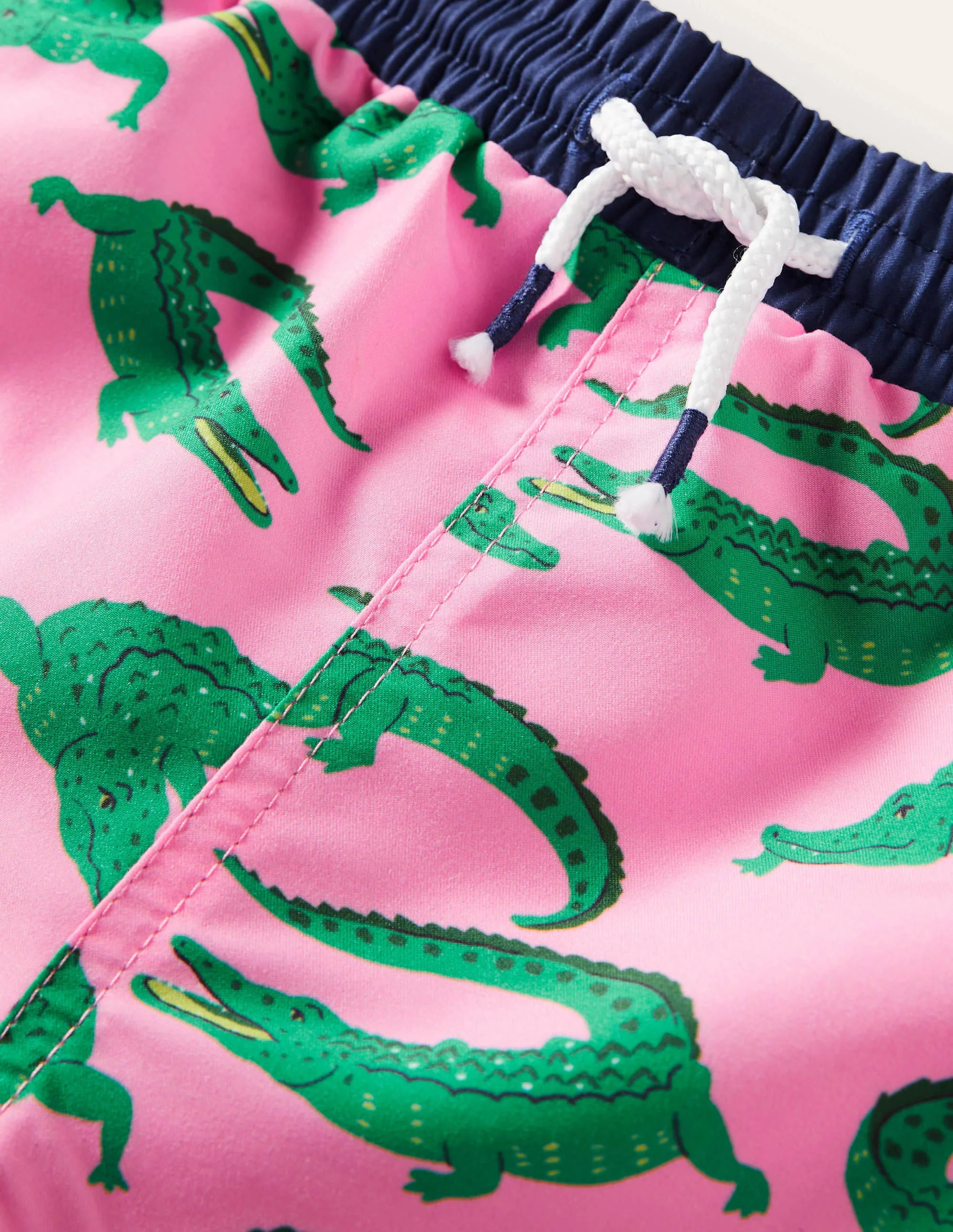 Swim Trunks-Pink Crocodiles - Image 3