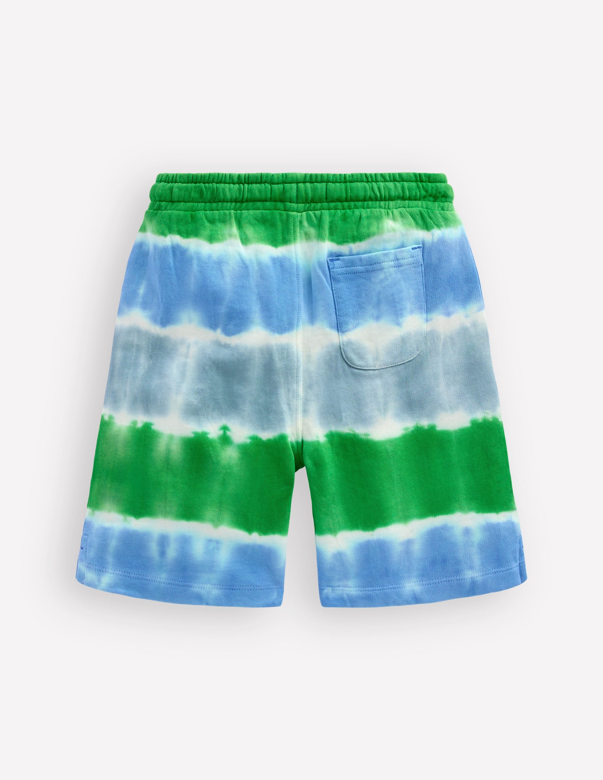Tie Dye Shorts-Green and Blue - Image 4