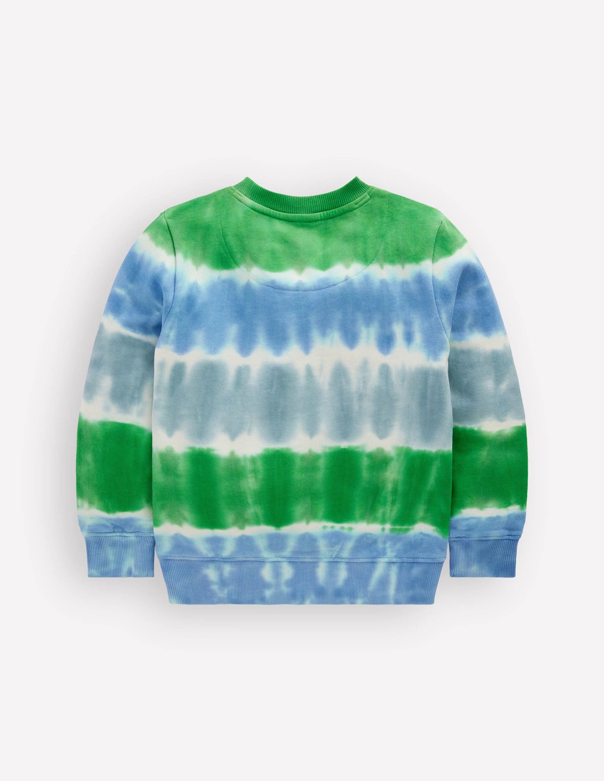 Tie Dye Sweatshirt-Green / Blue - Image 4
