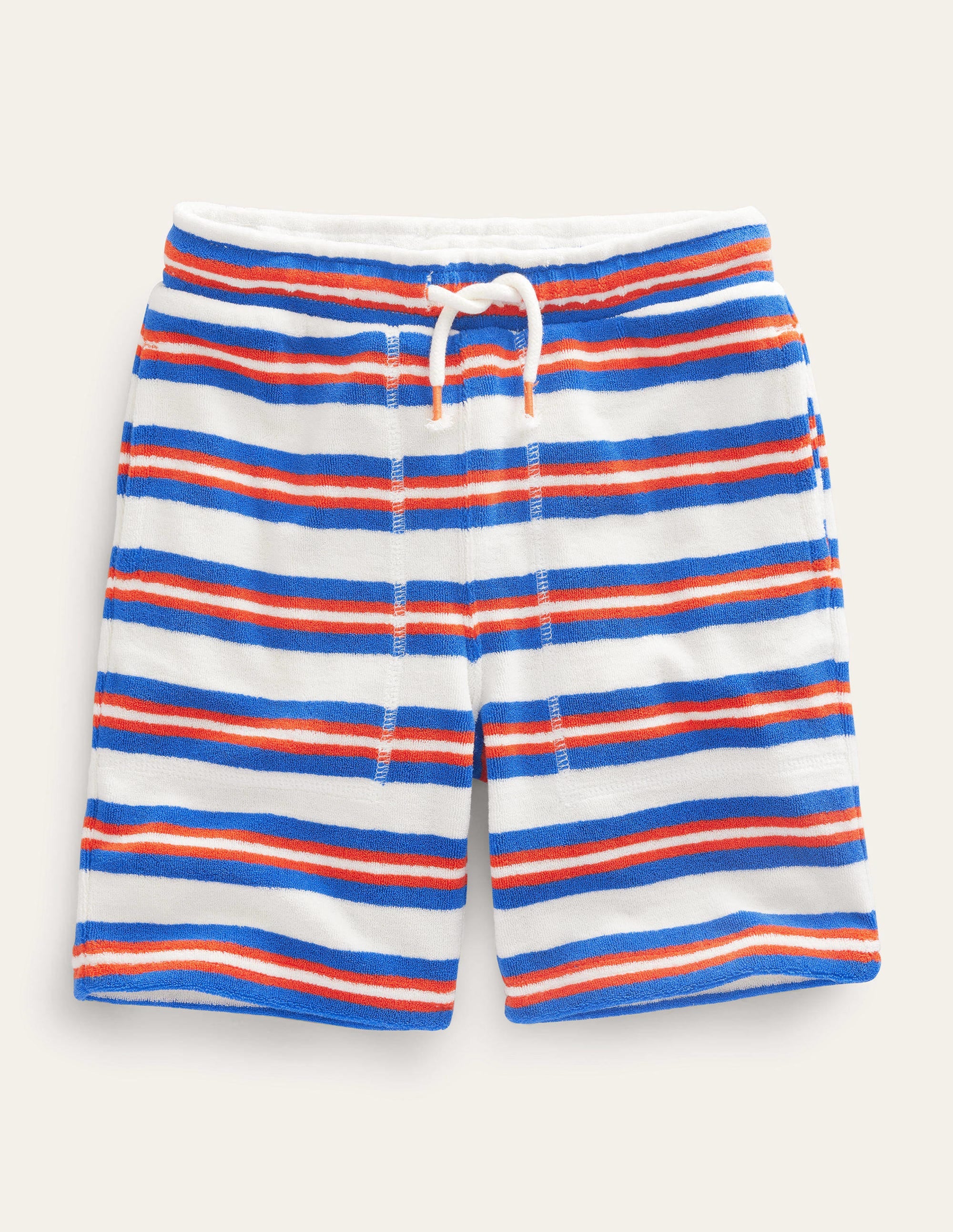 Towelling Sweat Shorts-Blue/Multi